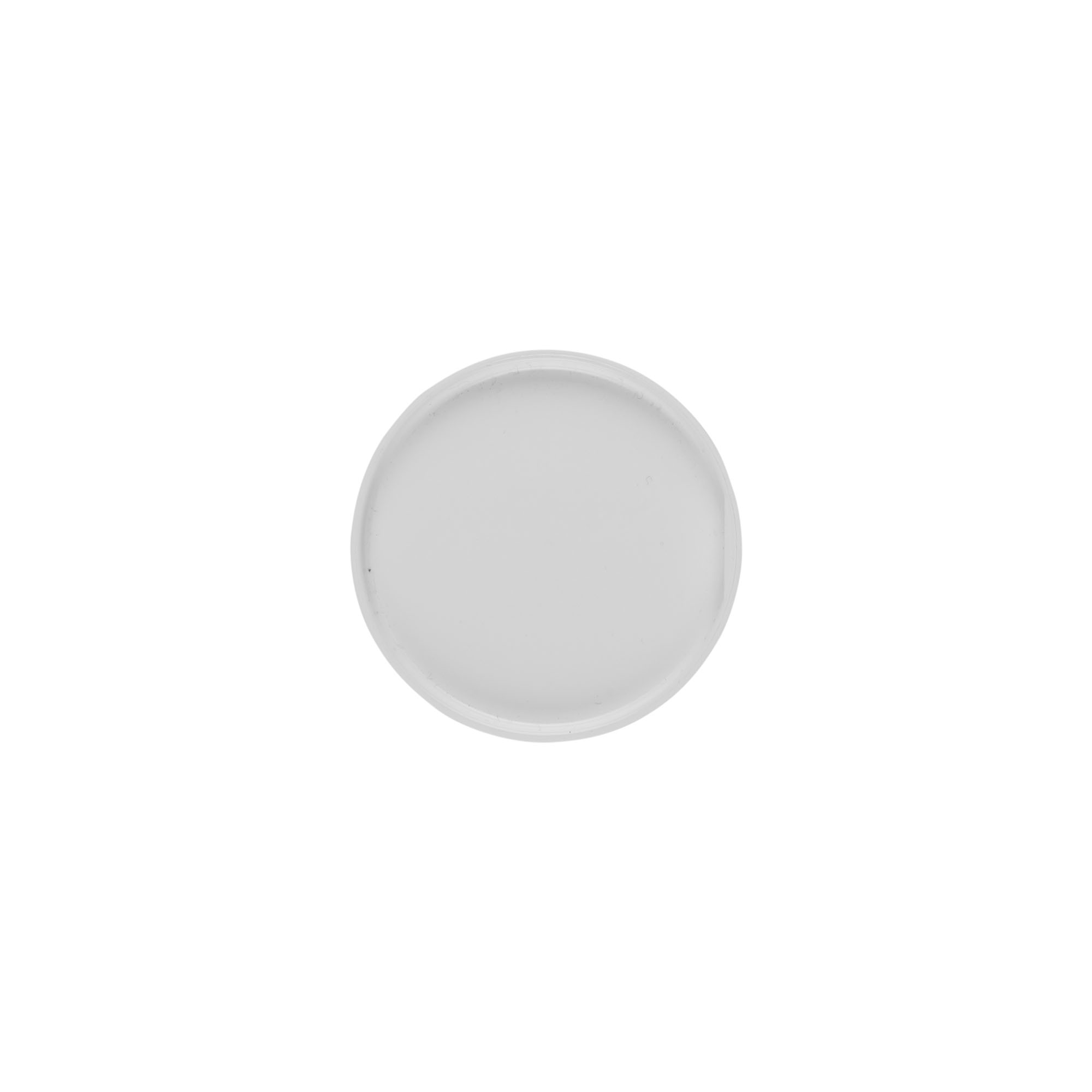 Disque de couverture pour 100 ml 'Magic', plastique PP, blanc Disque de couverture pour 100 ml 'Magic', plastique PP, blanc
