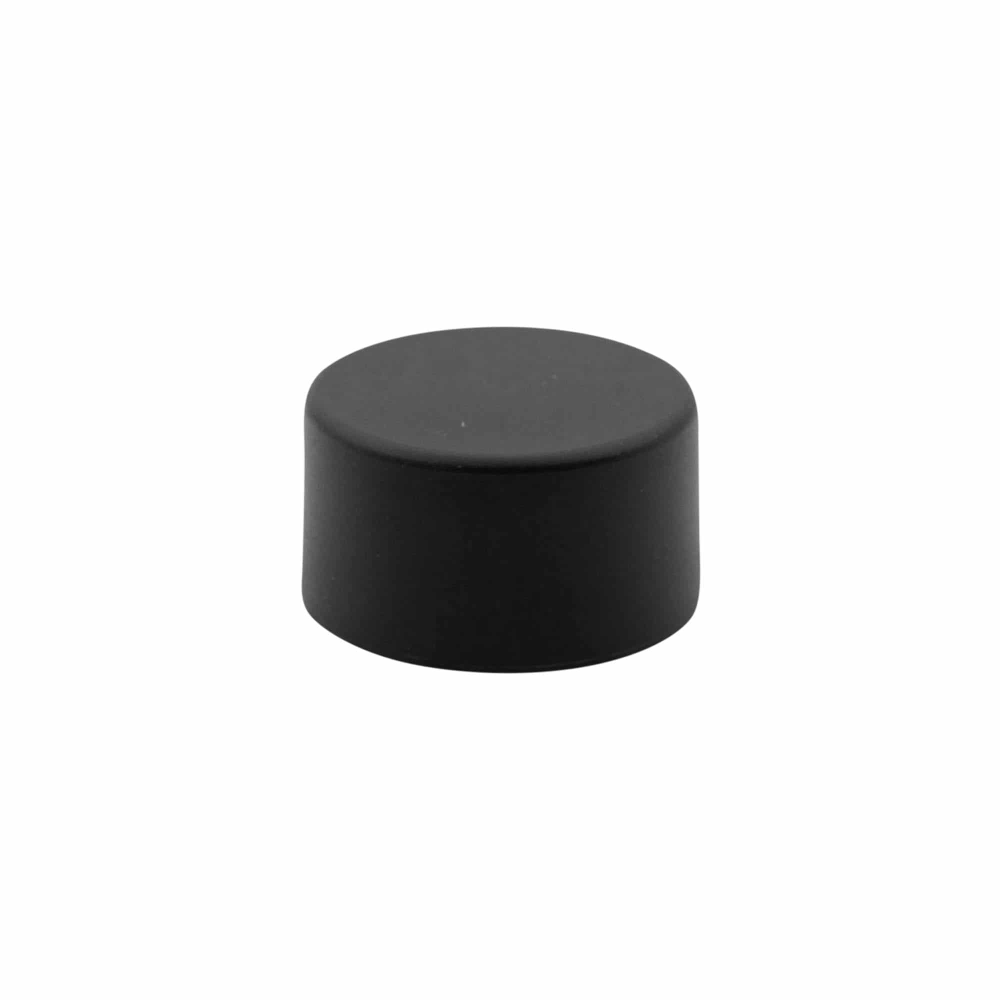 Bouchon à vis, métal-plastique, noir, pour embouchure : PP 31,5 Bouchon à vis, métal-plastique, noir, pour embouchure : PP 31,5