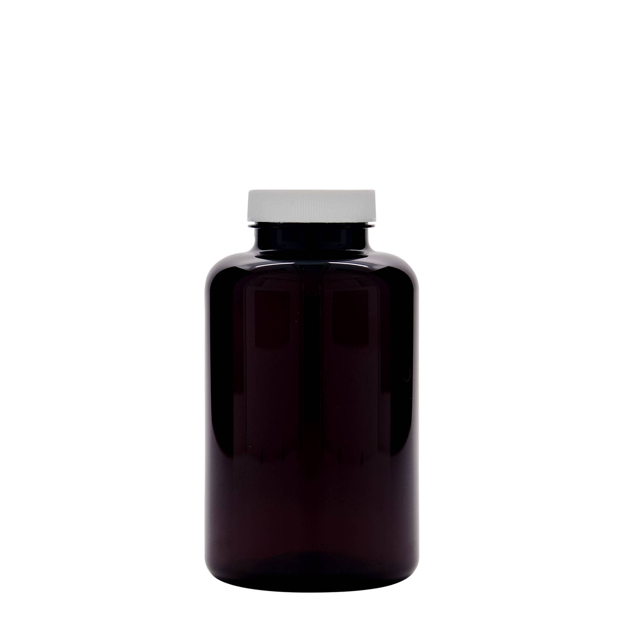 Packer en PET 500 ml, plastique, brun, bouchage: 45/400