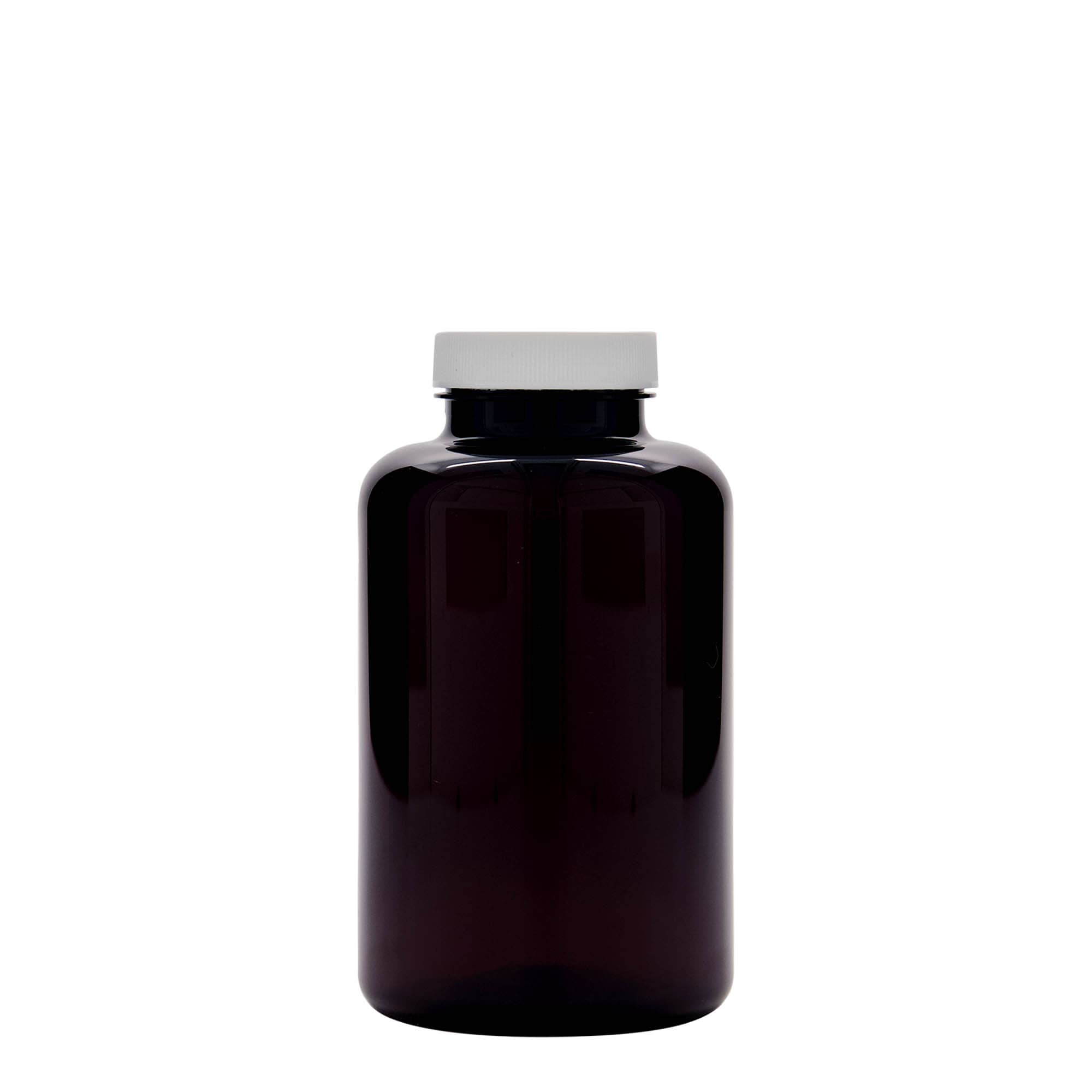 500 ml emballage PET, plastique, brun, ouverture : 45/400