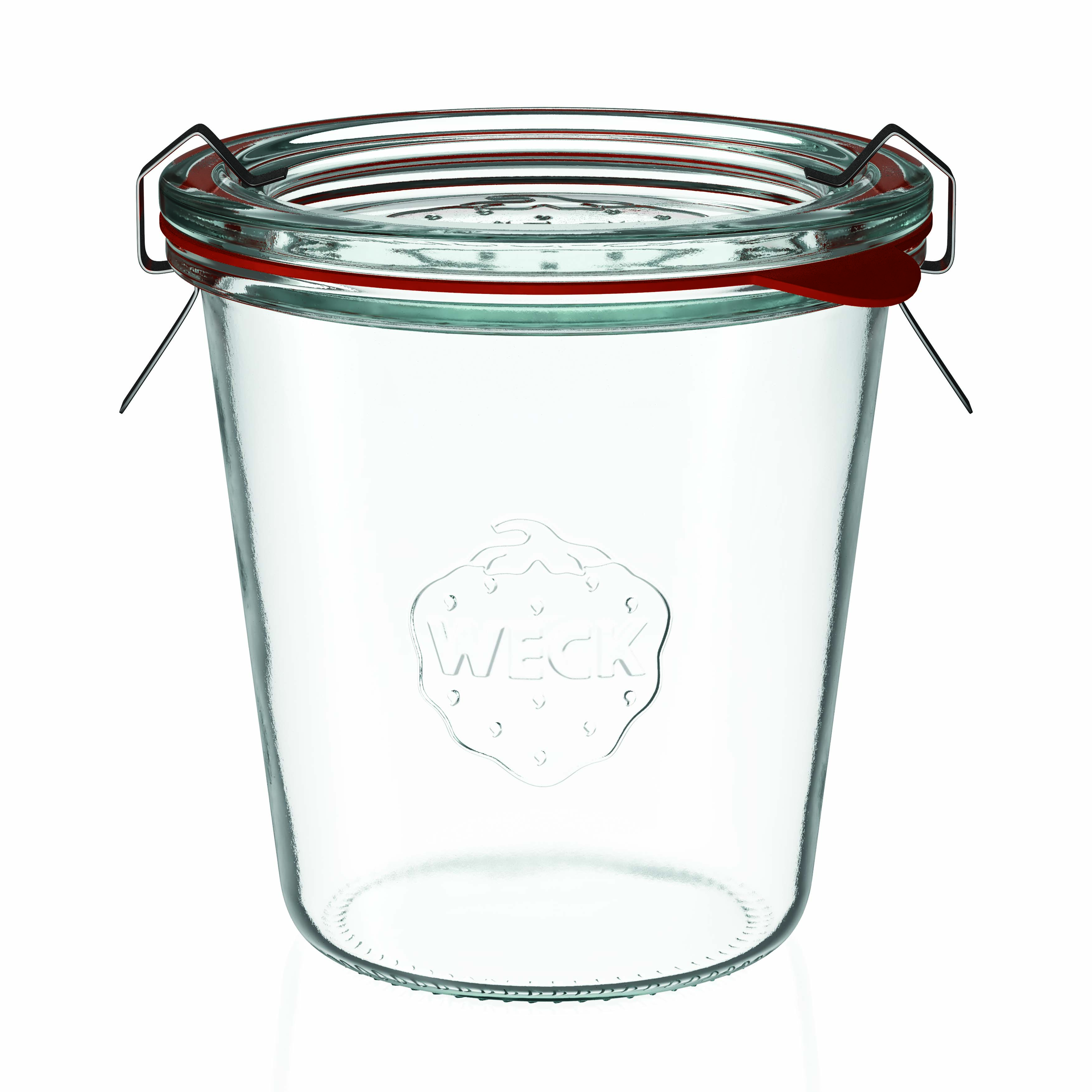 290 ml bocal WECK à renversement, ouverture : bord rond 290 ml bocal WECK à renversement, ouverture : bord rond