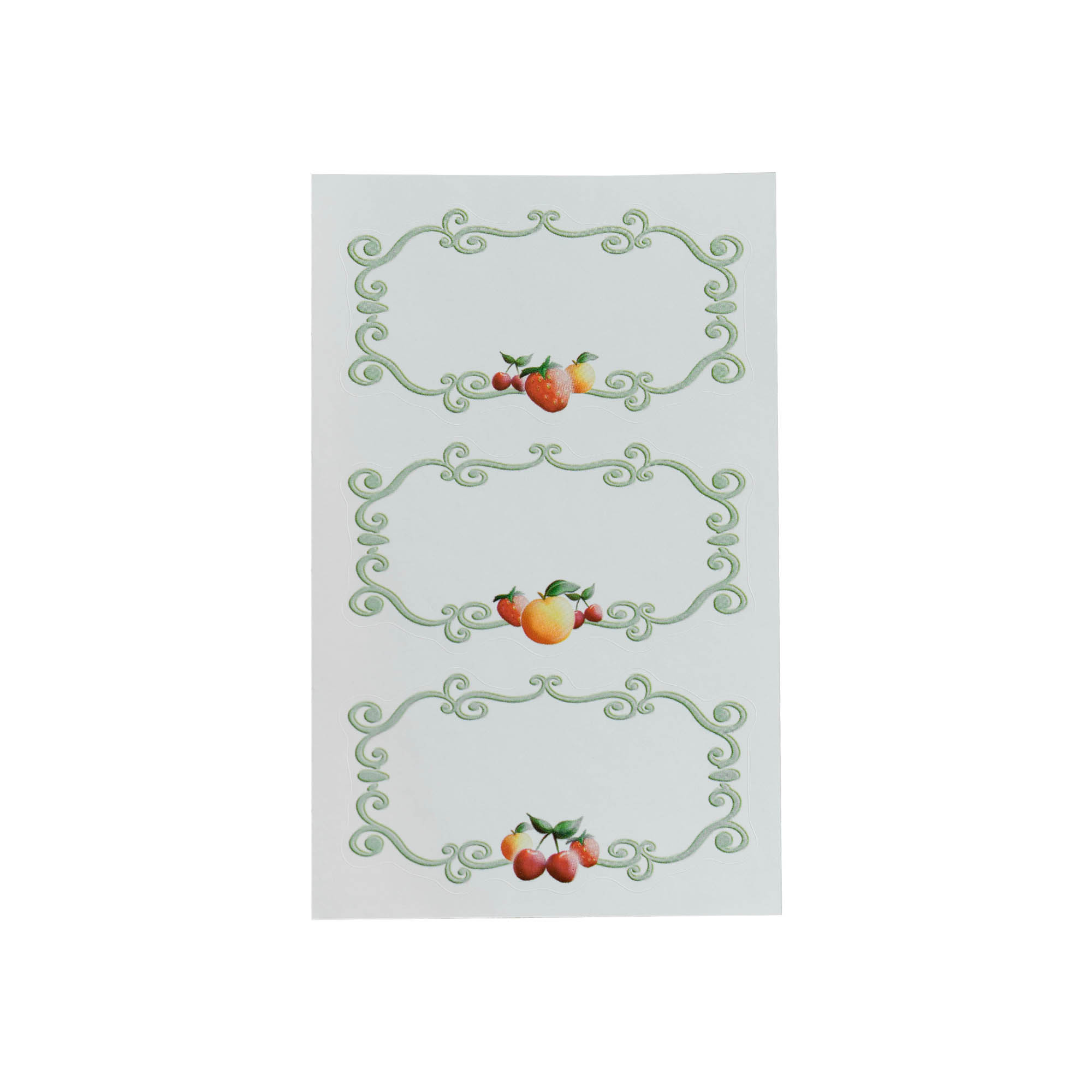 Étiquettes Zweckform « Cadre Fruits », rectangulaires, papier, multicolores Étiquettes Zweckform « Cadre Fruits », rectangulaires, papier, multicolores