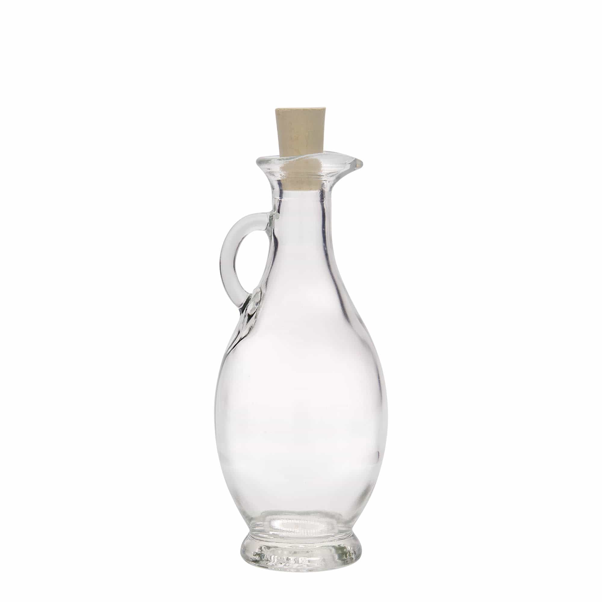 Flacon 250 ml pour vinaigre/huile « Egizia », ouverture : bouchon en liège
