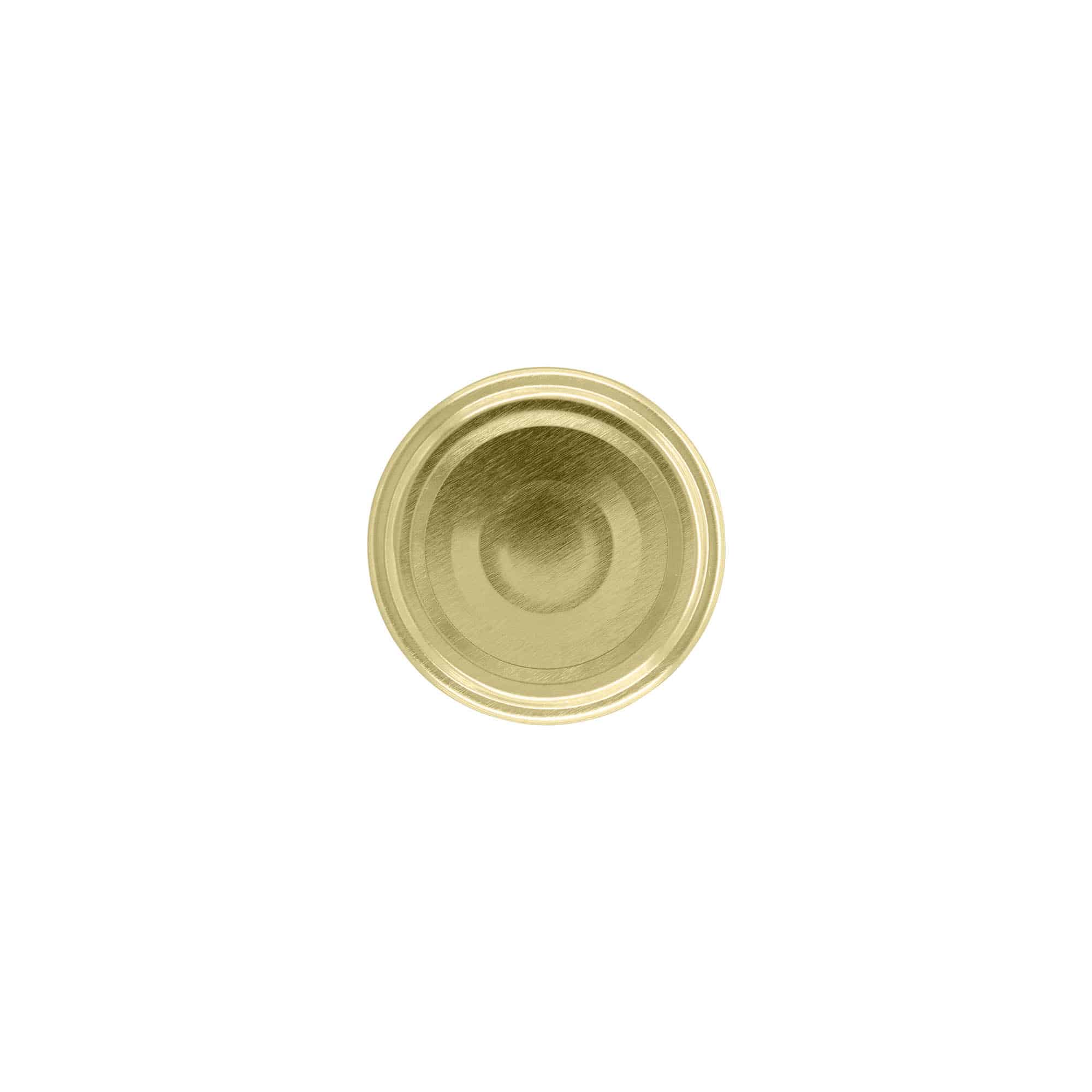 Bouchon à vis, tôle blanche, doré, pour ouverture : TO 48