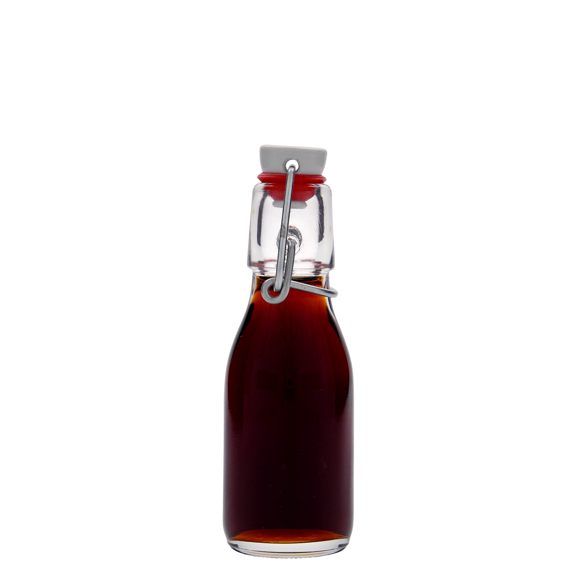 Flacon en verre 100 ml 'Paul', ouverture : fermeture à levier Flacon en verre 100 ml 'Paul', ouverture : fermeture à levier