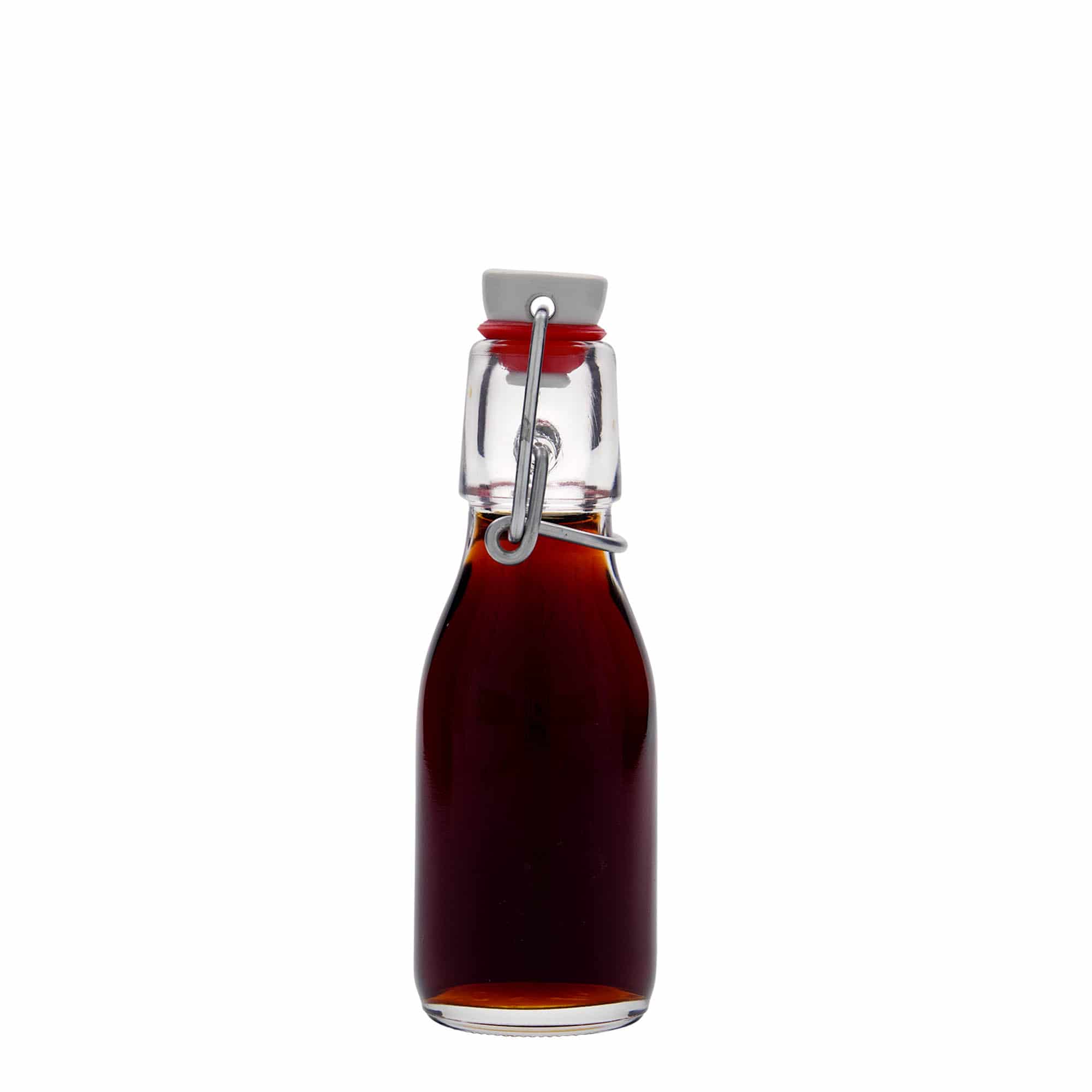 Flacon en verre 100 ml « Paul », ouverture : fermeture à levier