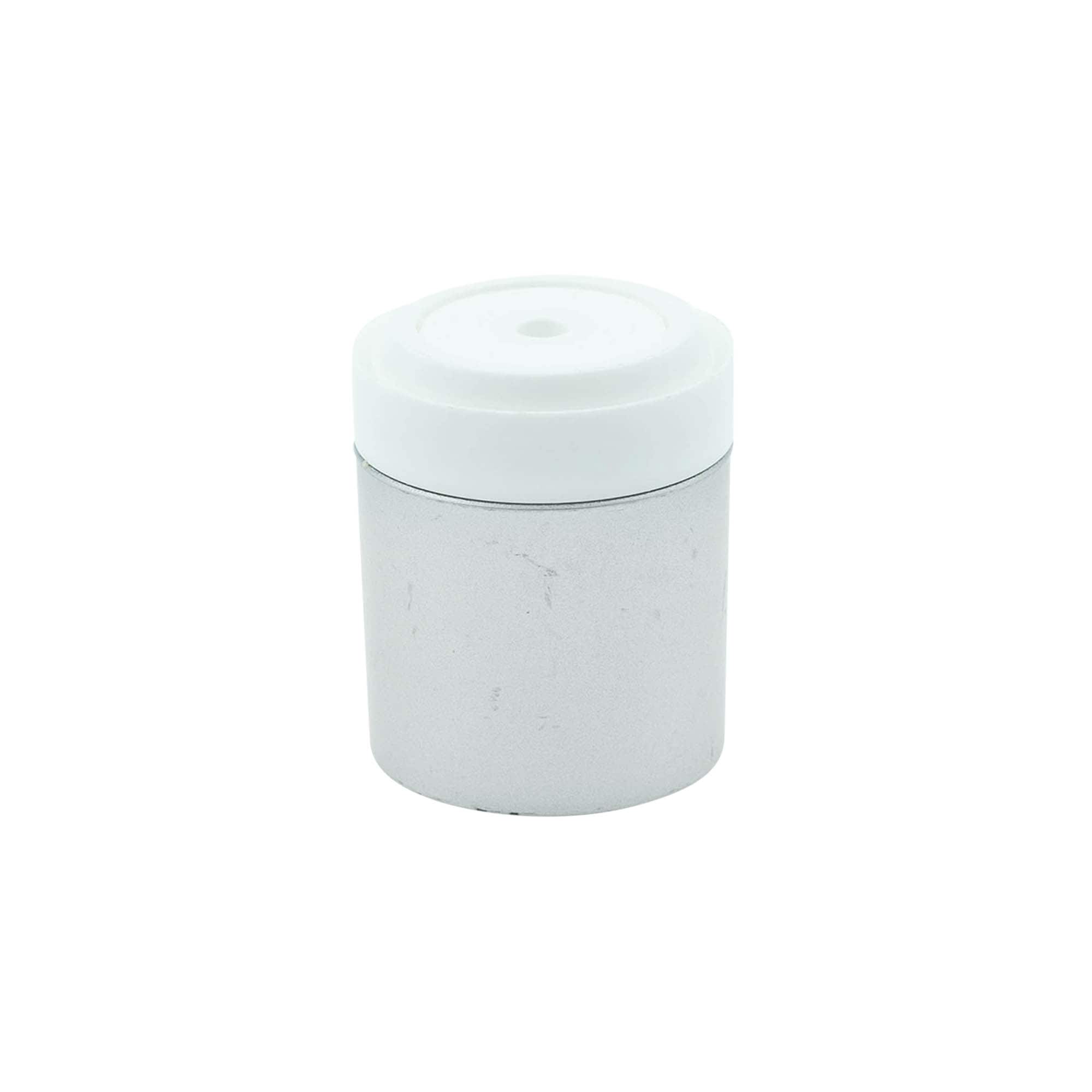 Pompe distributeur sans air 'Micro', plastique PP, argenté