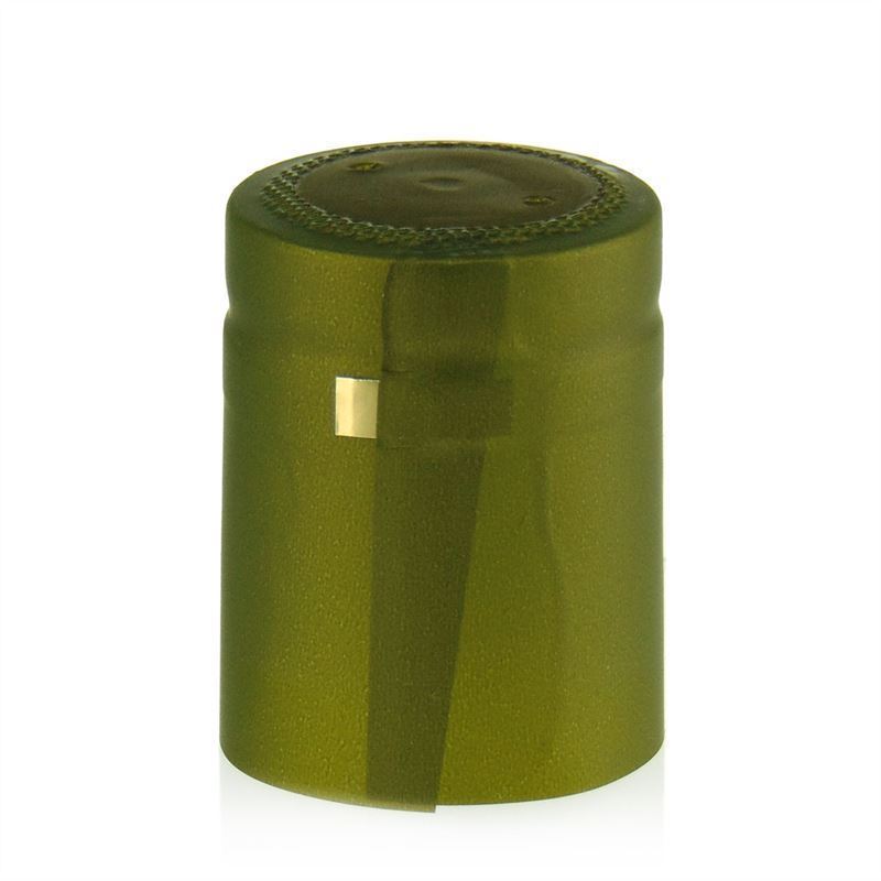 Capsule thermo-rétractable 32x41, plastique PVC, vert olive