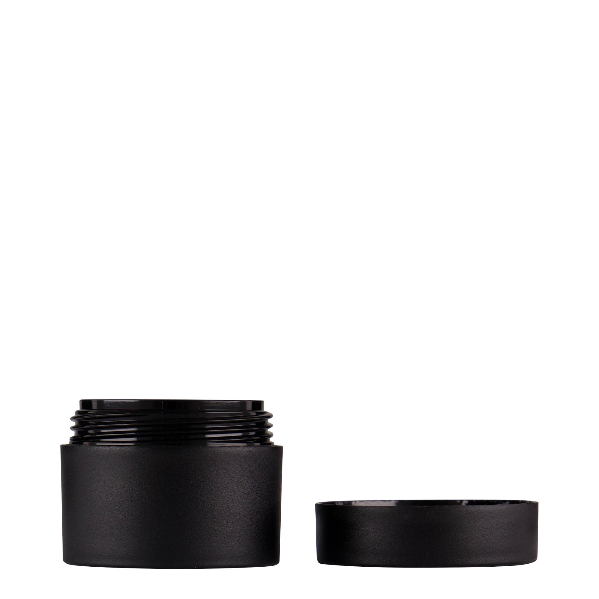 Dose en plastique 15 ml 'Antonella', PP, noir, ouverture : bouchon à vis Dose en plastique 15 ml 'Antonella', PP, noir, ouverture : bouchon à vis