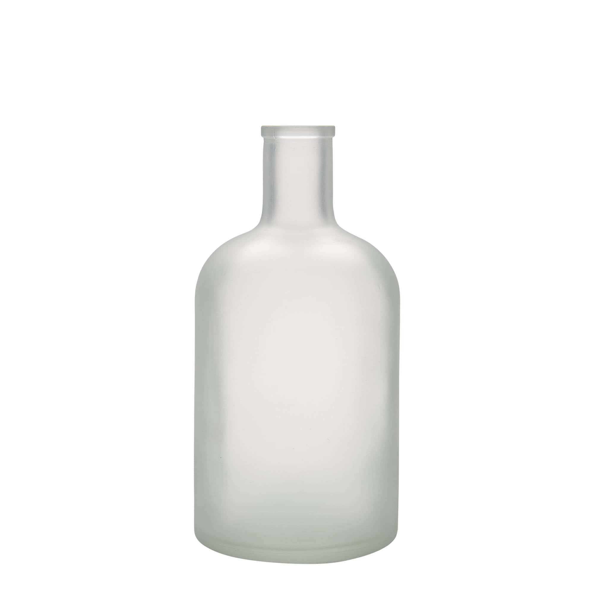 Bouteille en verre 700 ml 'Gerardino', givrée, ouverture : bouchon en liège