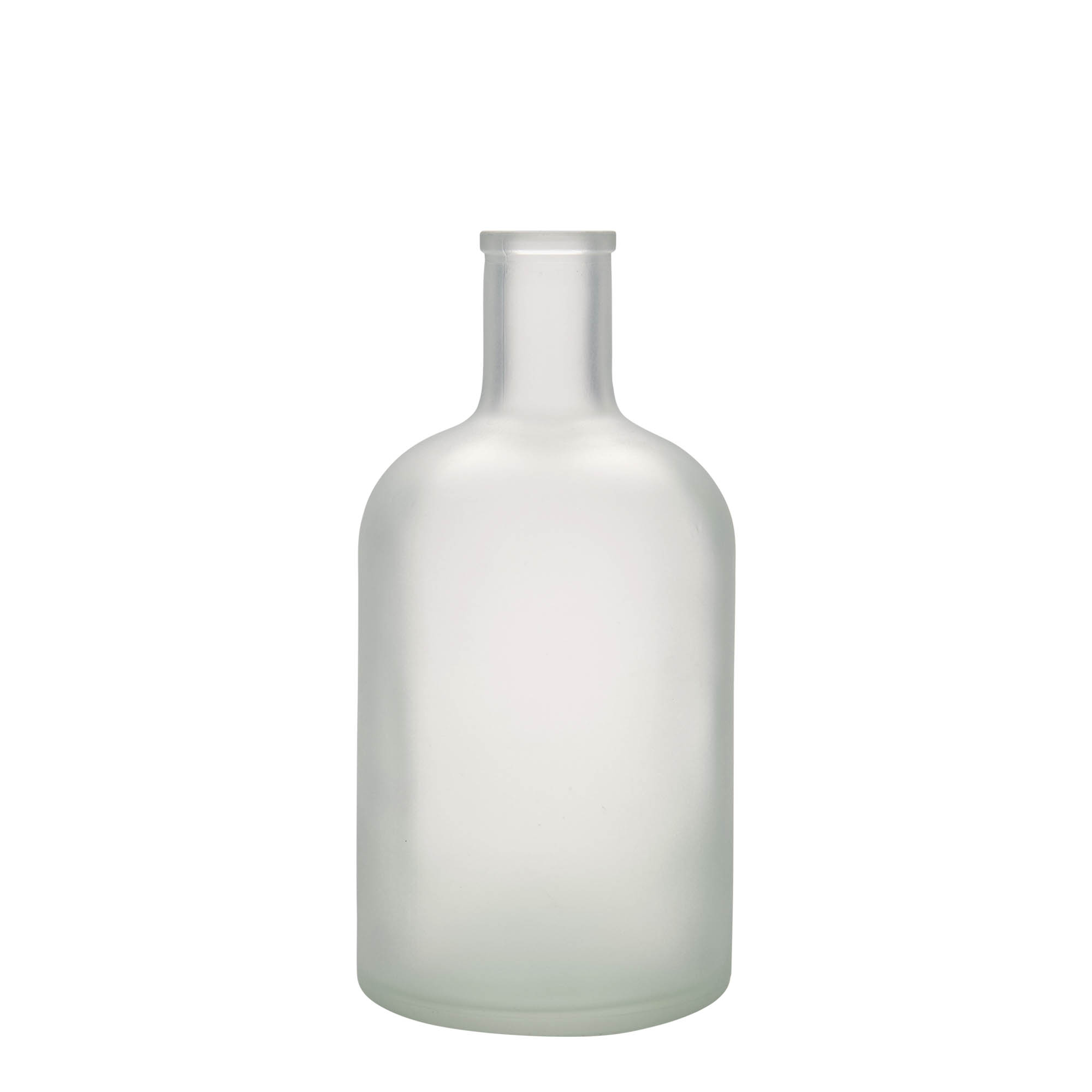 Bouteille en verre 700 ml « Gerardino », givrée, ouverture : bouchon en liège
