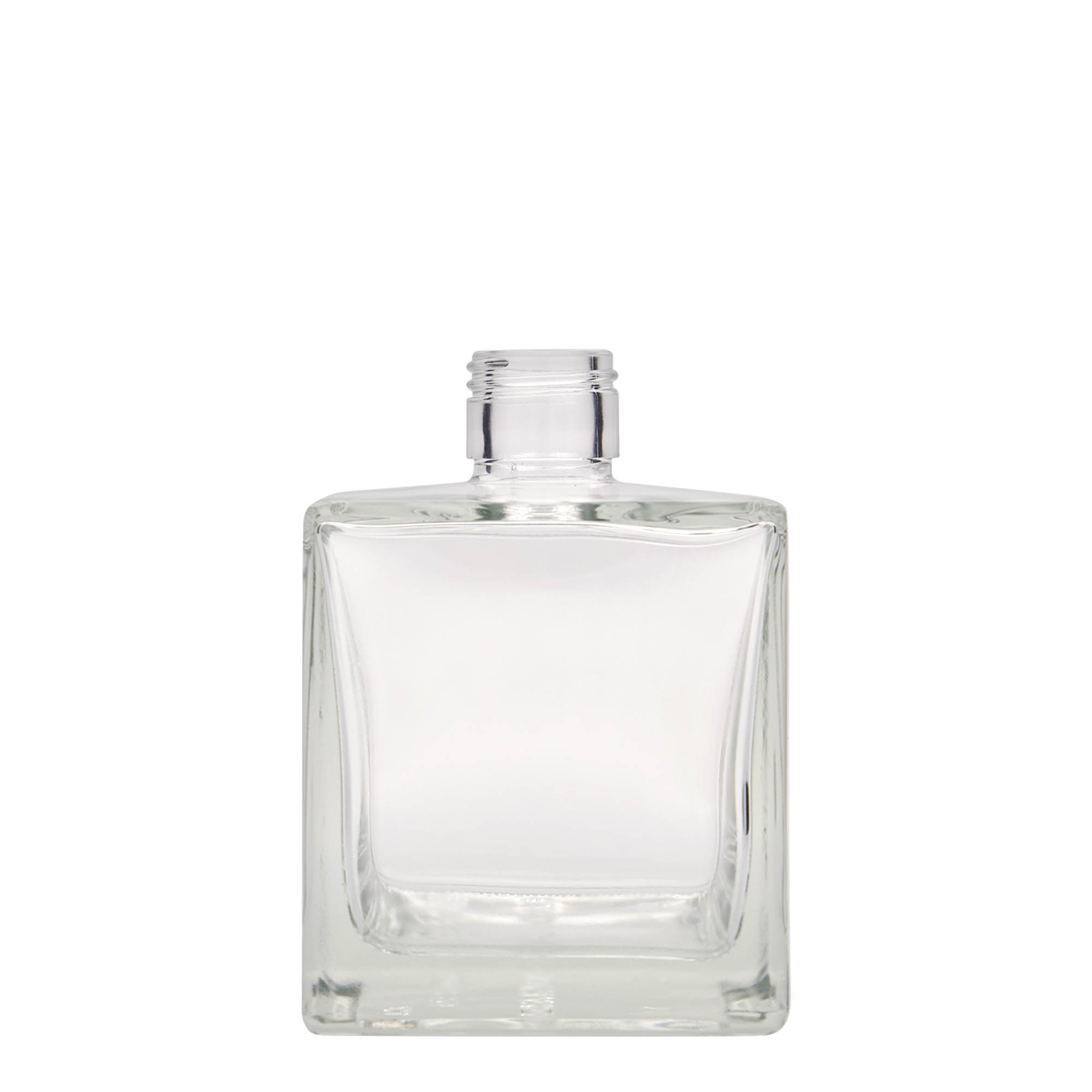 Flacon en verre 500 ml « Cube », carré, ouverture : PP 31,5 Flacon en verre 500 ml « Cube », carré, ouverture : PP 31,5