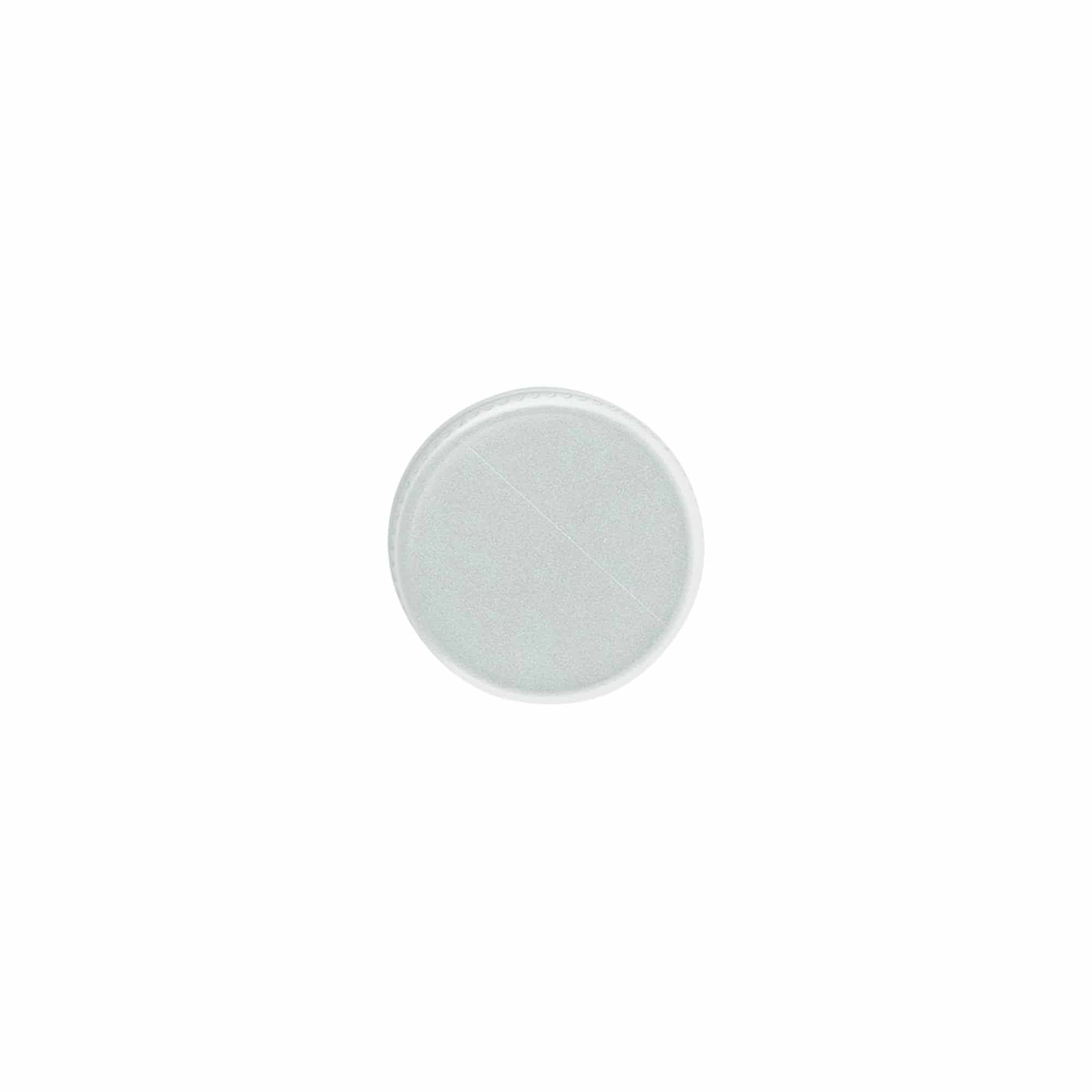 Bouchon à vis, métal, argenté, pour ouverture : PP 24