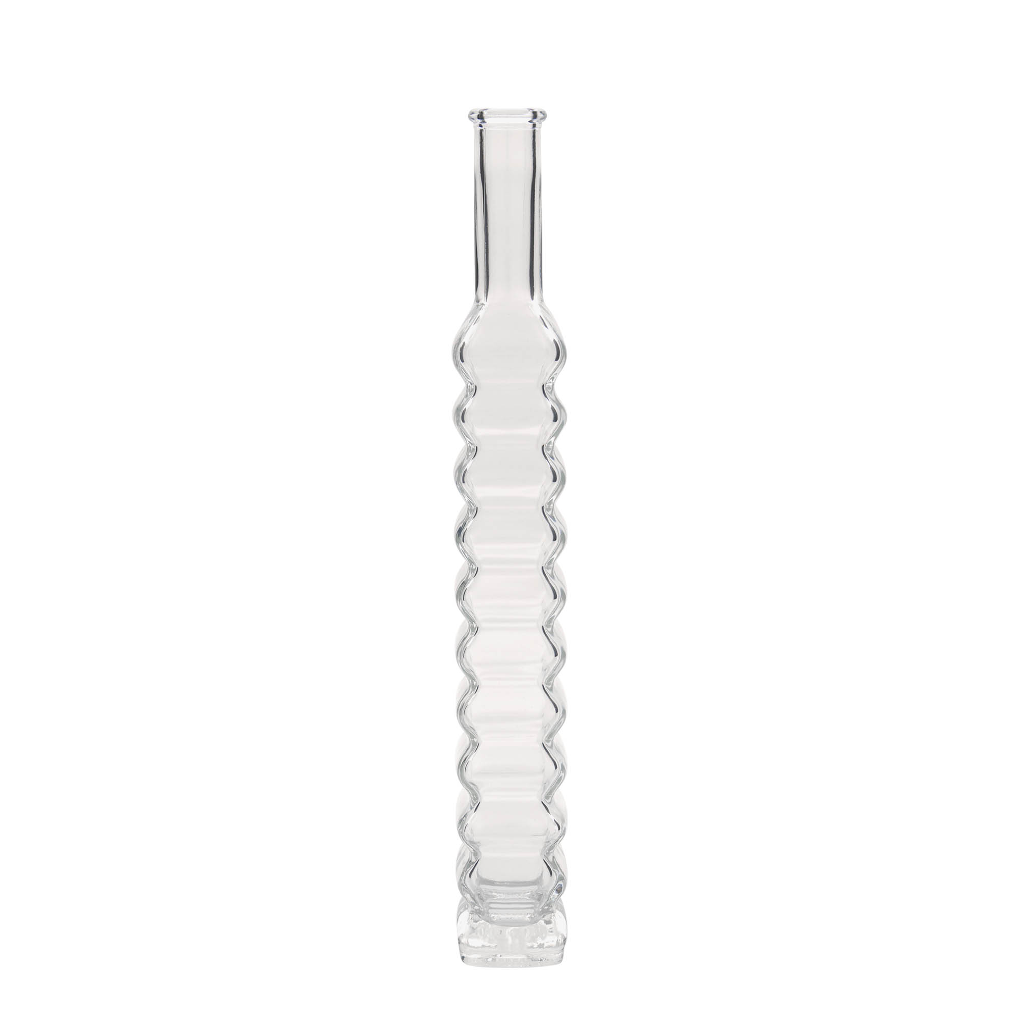 Bouteille en verre 200 ml « Roma », carrée, ouverture : bouchon en liège Bouteille en verre 200 ml « Roma », carrée, ouverture : bouchon en liège