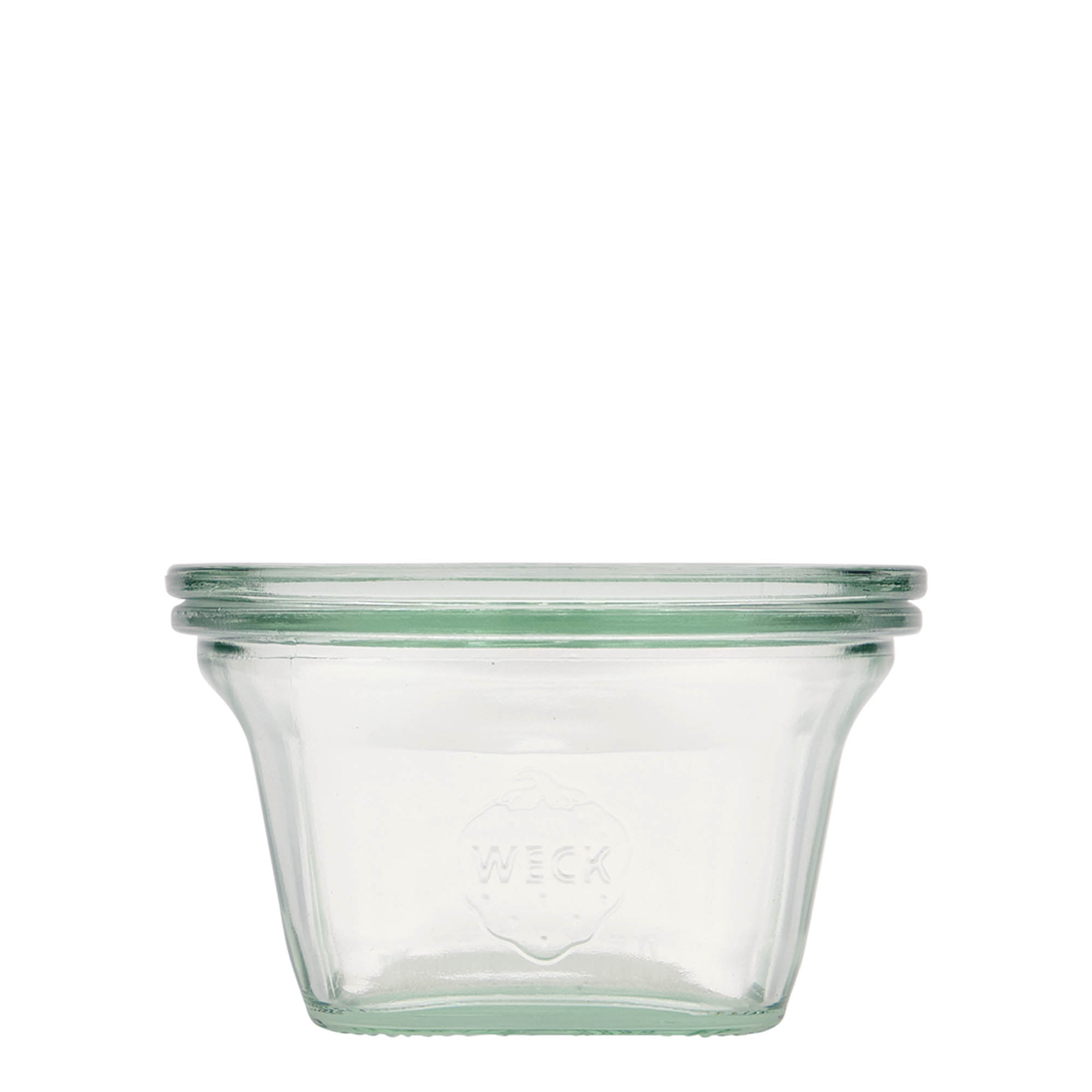 290 ml verre WECK Quadro, carré, ouverture : bord rond 290 ml verre WECK Quadro, carré, ouverture : bord rond
