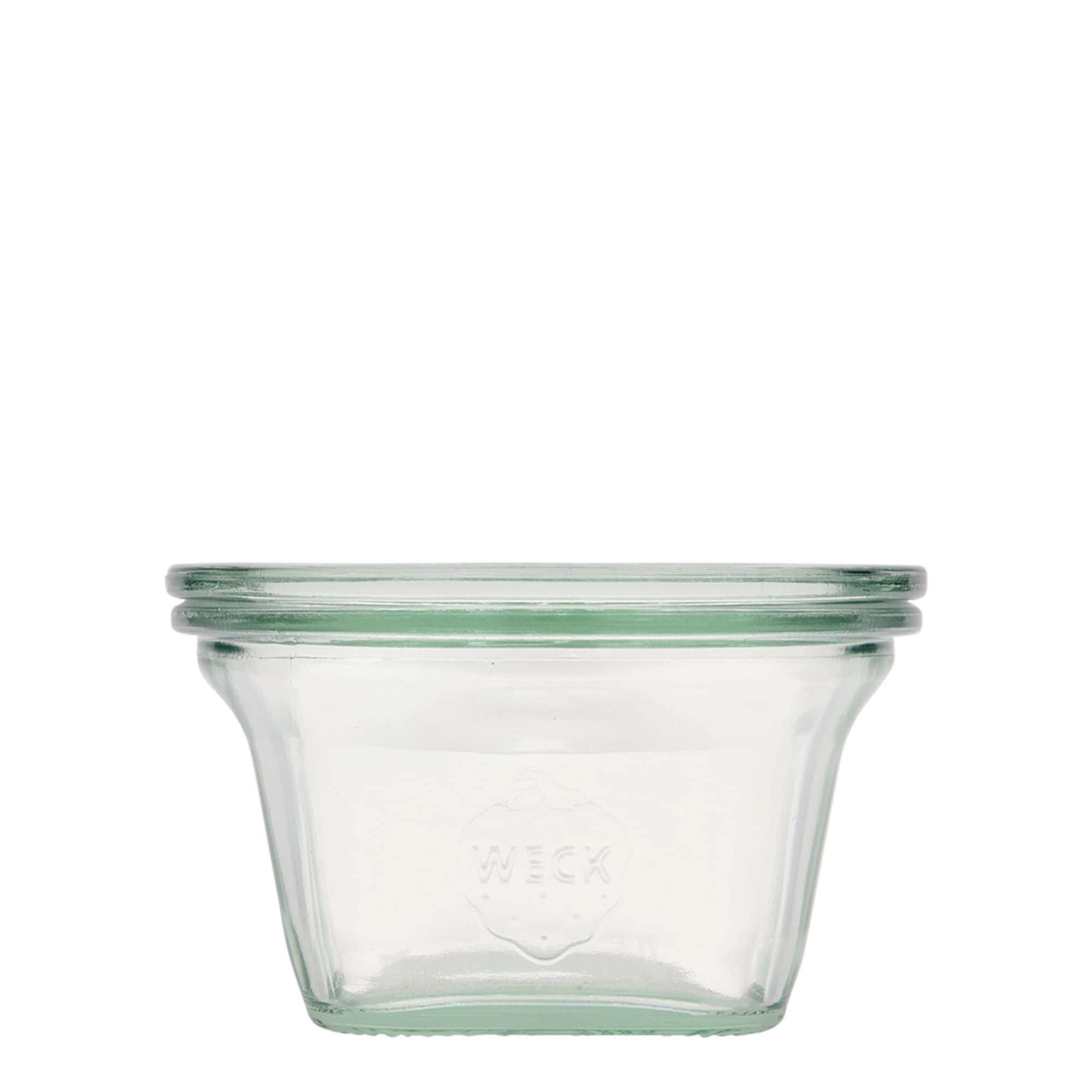 290 ml verre WECK Quadro, carré, ouverture : bord rond