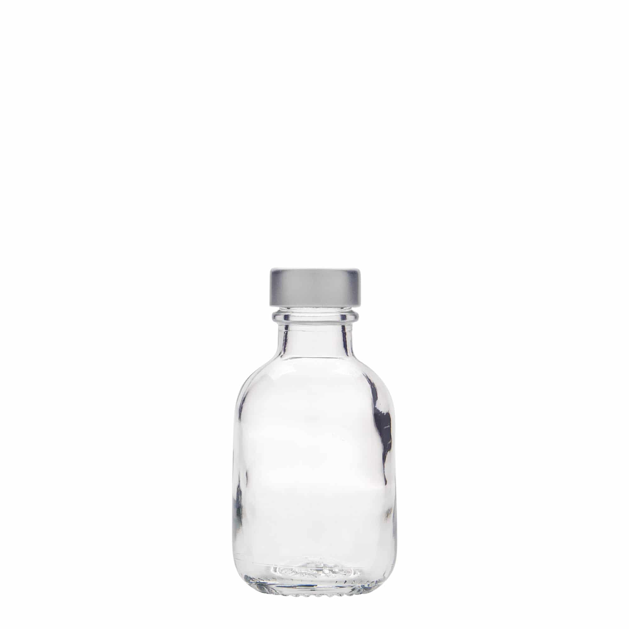 Flacon en verre de 50 ml « Lotto », ouverture : GPI 22