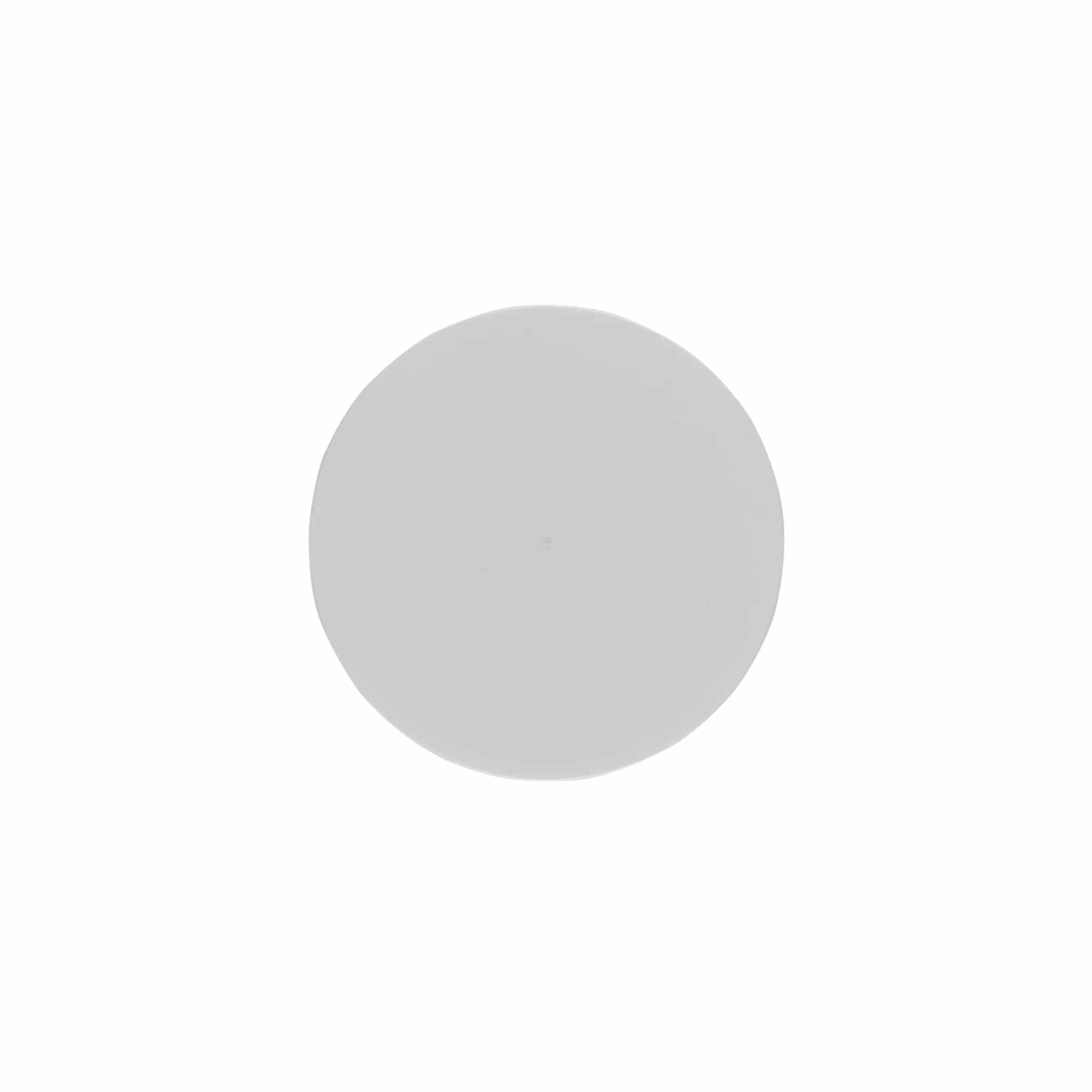 Disque de couverture pour 150 ml 'Bianca', plastique PP, blanc Disque de couverture pour 150 ml 'Bianca', plastique PP, blanc