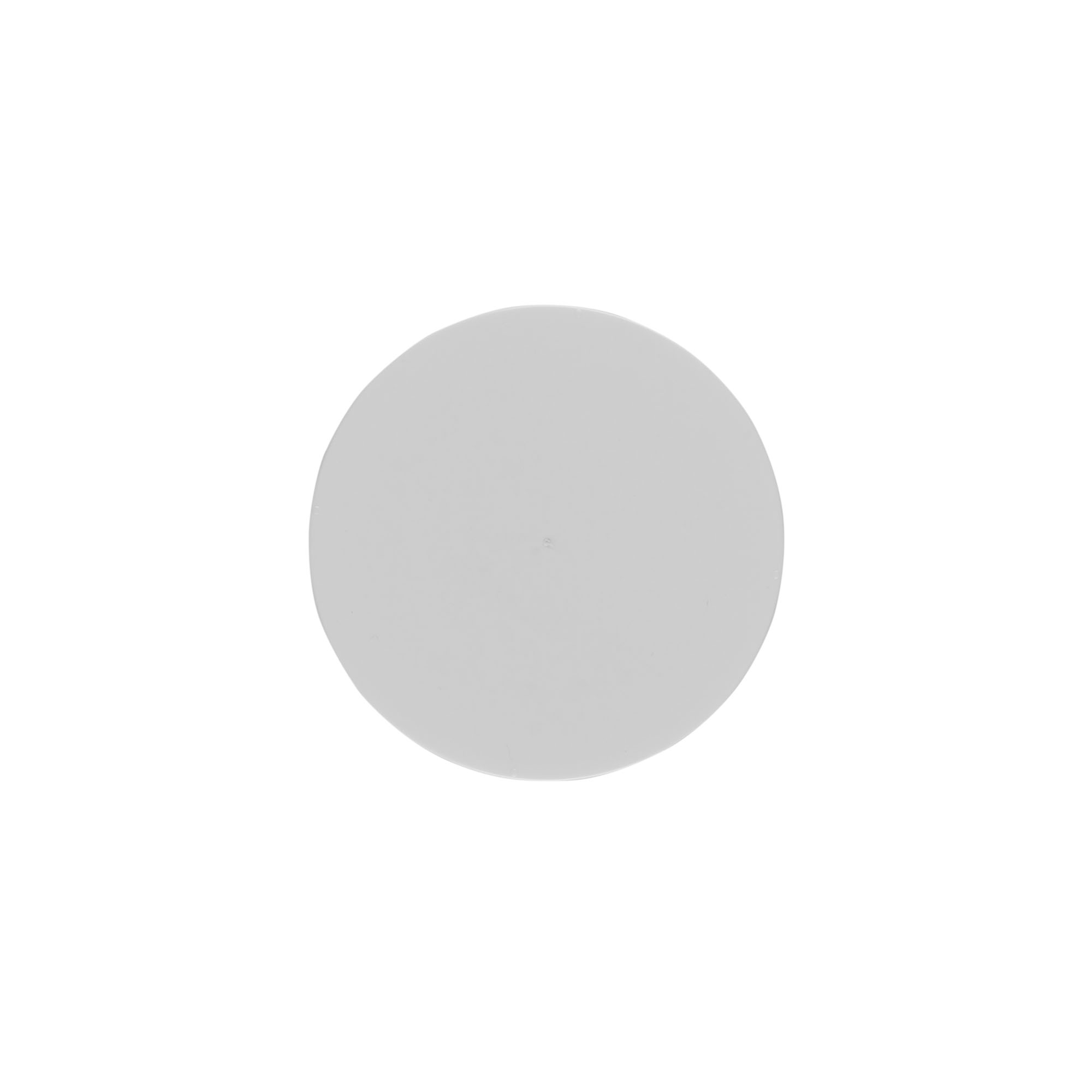 Disque de couverture pour 150 ml 'Bianca', plastique PP, blanc Disque de couverture pour 150 ml 'Bianca', plastique PP, blanc