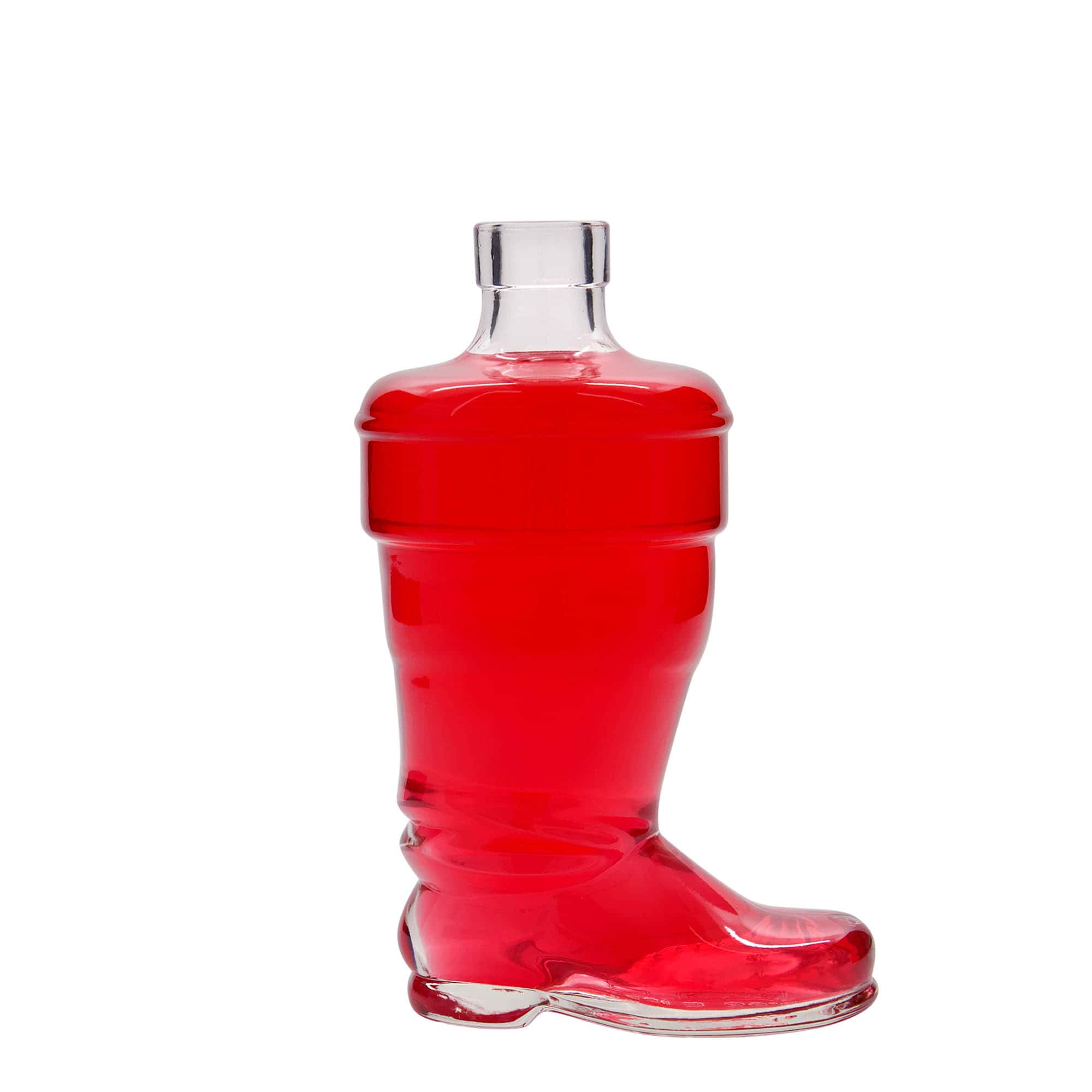 Bouteille en verre 350 ml « Bottine », ouverture : bouchon en liège Bouteille en verre 350 ml « Bottine », ouverture : bouchon en liège