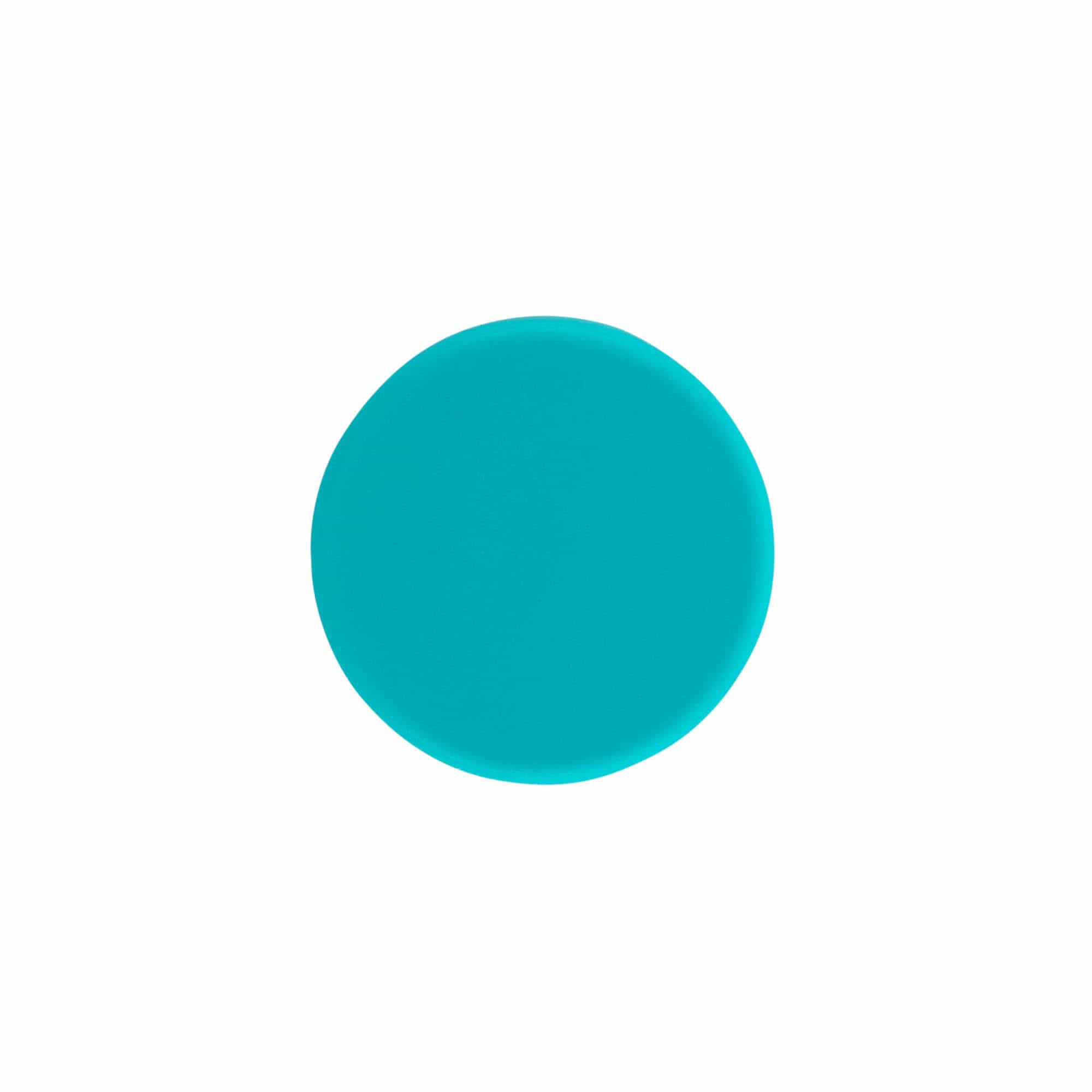 Bougage à vis, plastique ABS, turquoise, pour bouchage: GPI 33/400