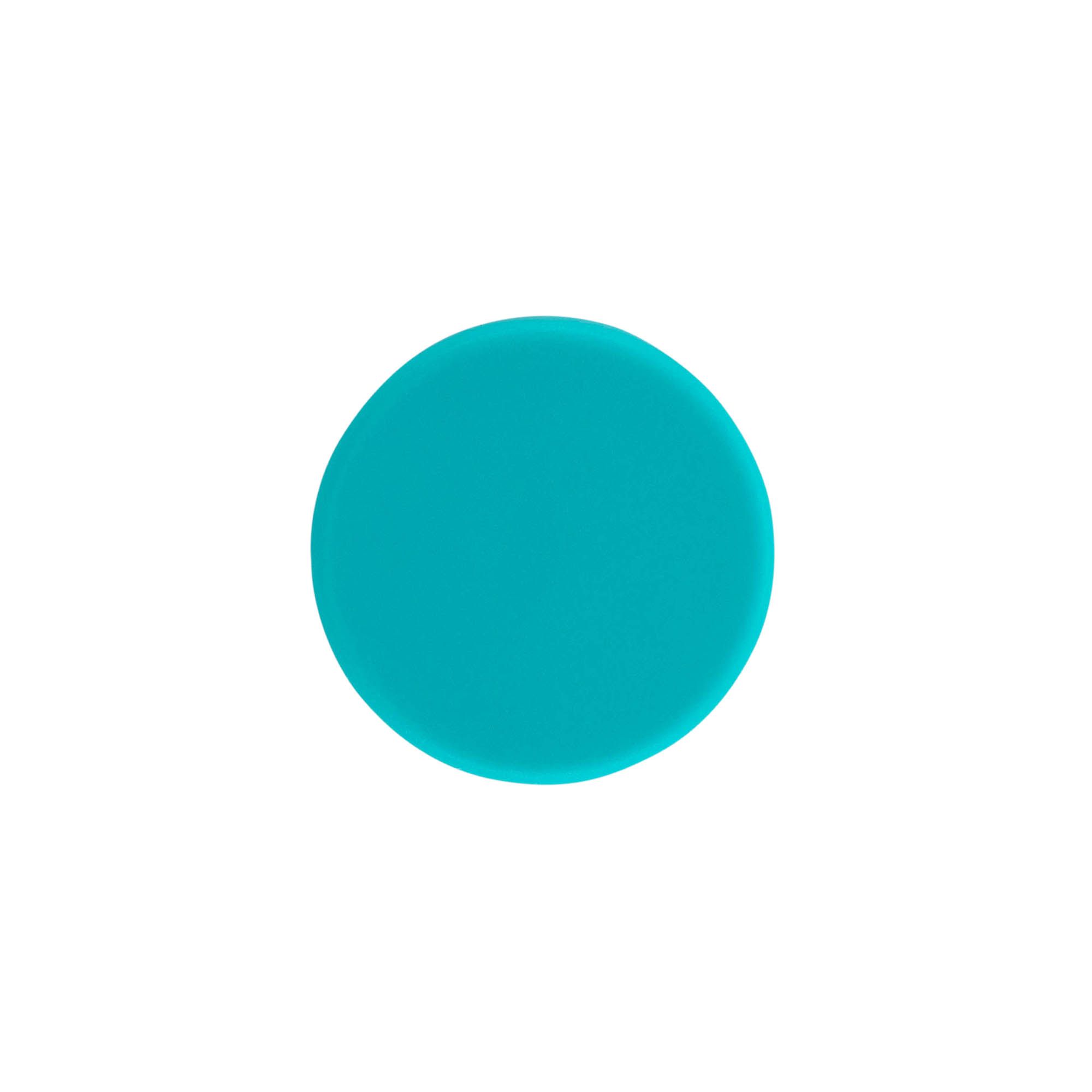 Bouchon à vis, plastique ABS, turquoise, pour ouverture : GPI 33/400