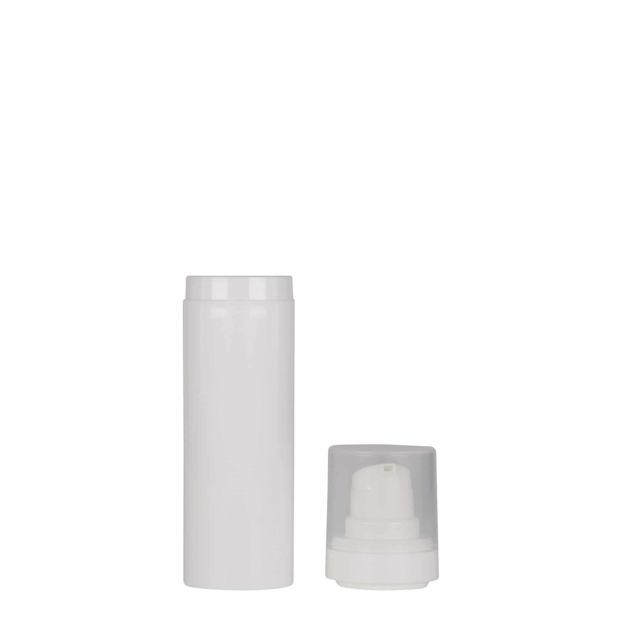 Flacon airless 30 ml 'Micro', plastique PP, blanc