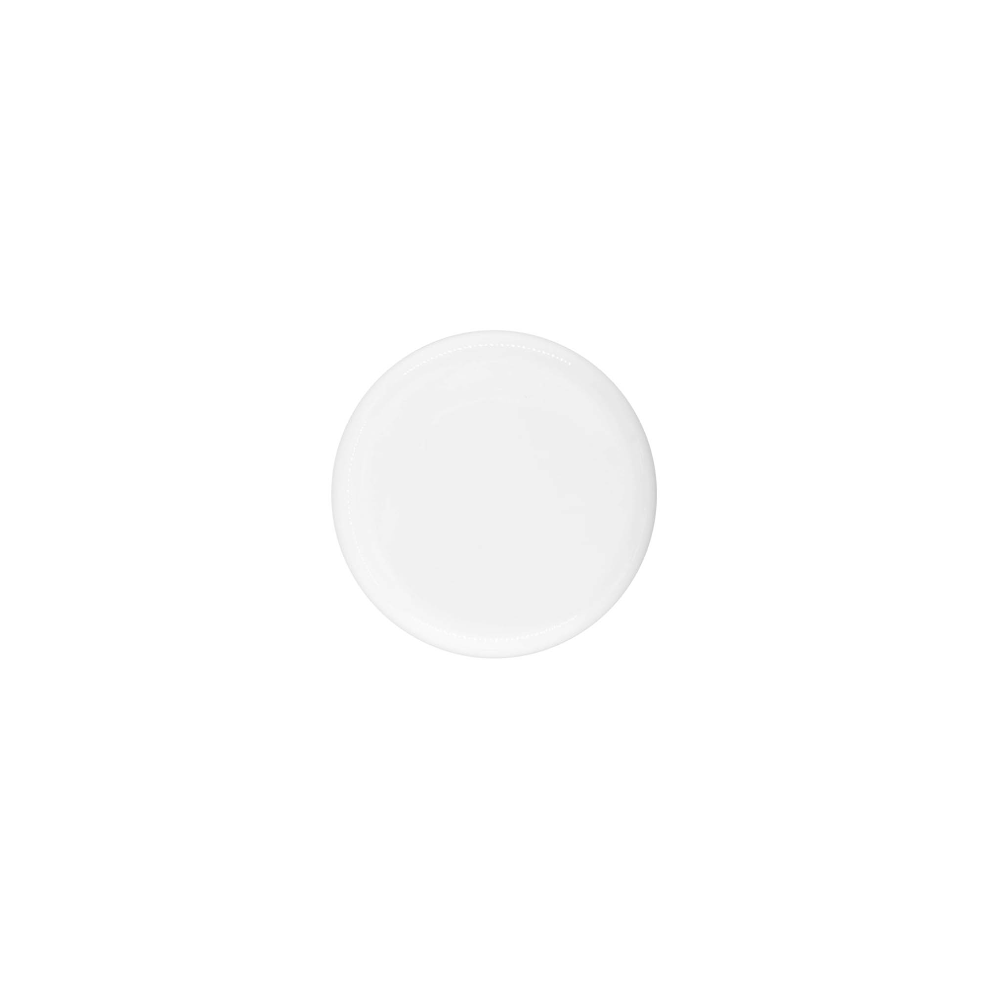 Bouchon à vis pour 30 ml « Bianca », plastique PP, blanc