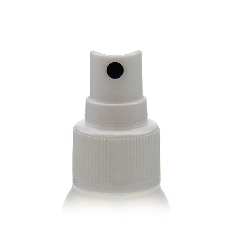 Bouchon à vis avec vaporisateur, plastique PP, blanc, pour col : GPI 20/410