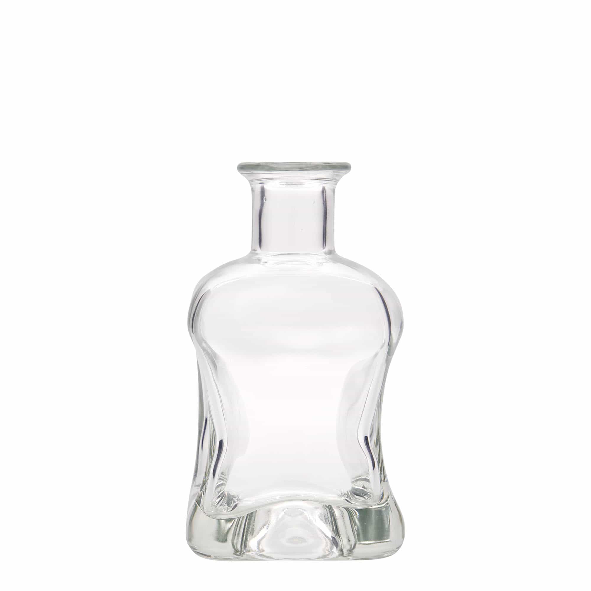 Bouteille en verre 350 ml 'Dublin', carrée, ouverture : bouchon en liège