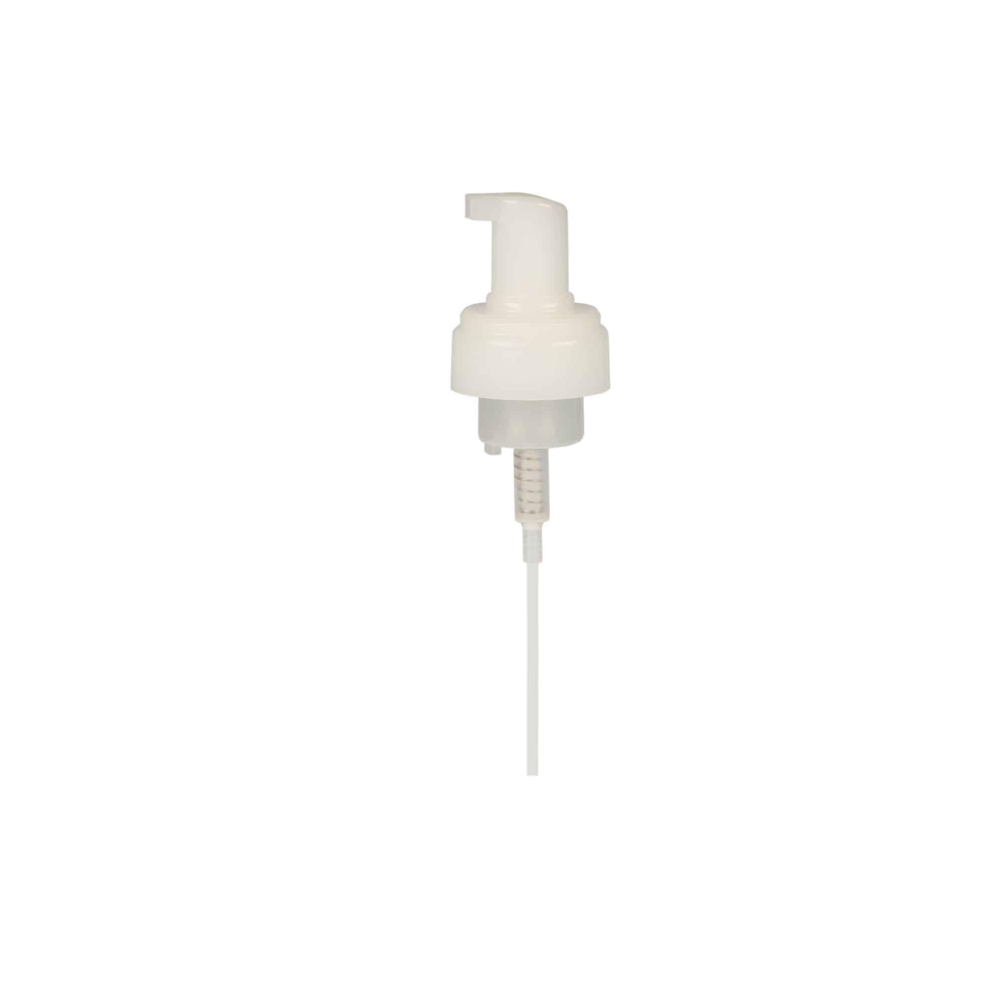 Flacon doseur 150 ml 'Foamer', plastique PP, blanc, pour bouchage: Bougage à vis