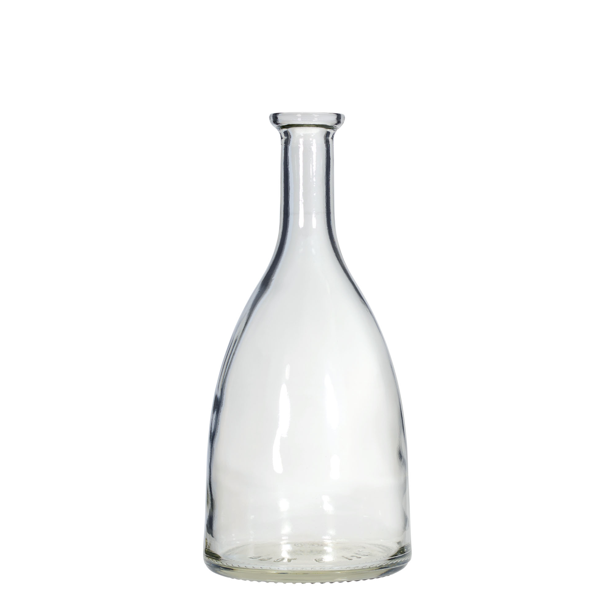 Bouteille en verre 700 ml 'Viola', ouverture : bouchon en liège Bouteille en verre 700 ml 'Viola', ouverture : bouchon en liège