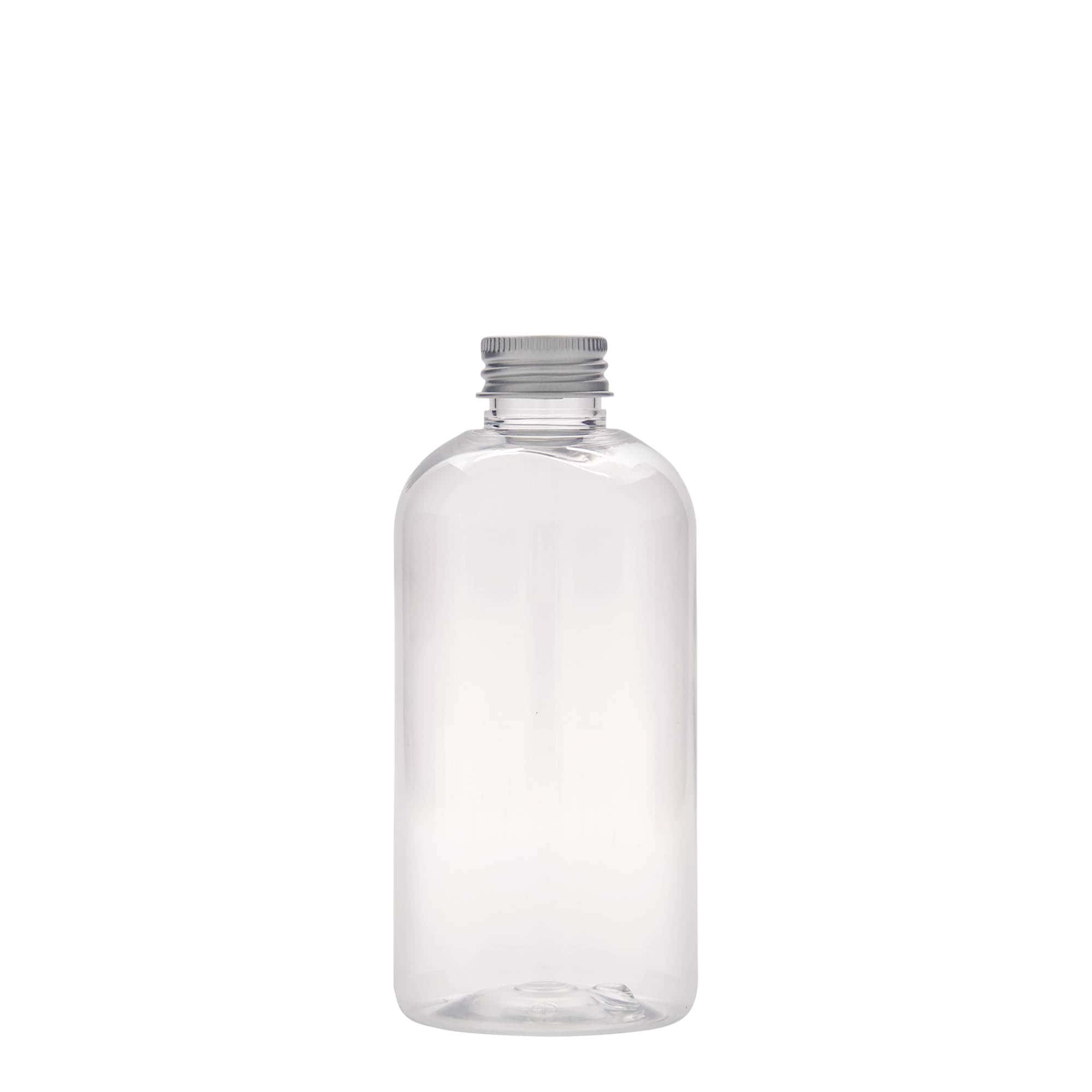 Bouteille PET 250 ml 'Boston', plastique, ouverture : 24/410