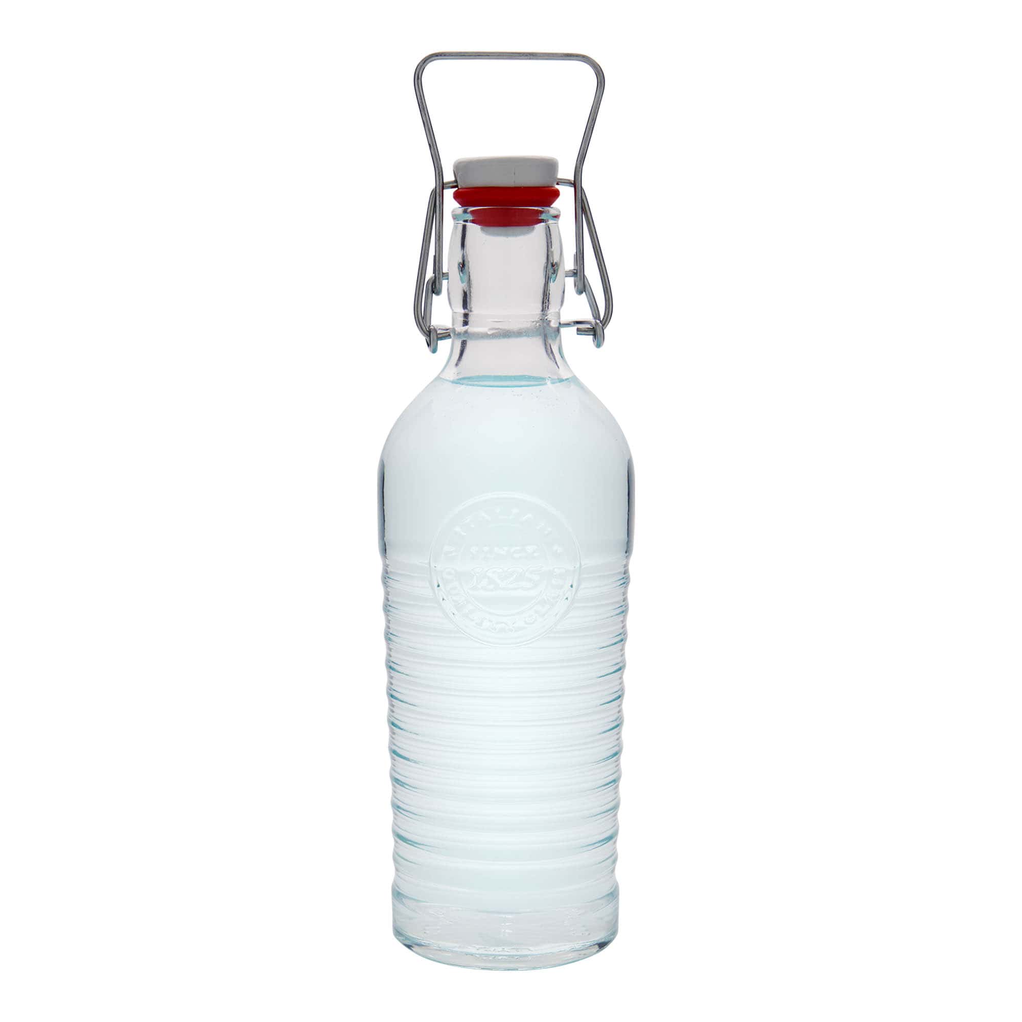 Bouteille en verre de 750 ml 'Officina 1825', ouverture : bouchon à bascule