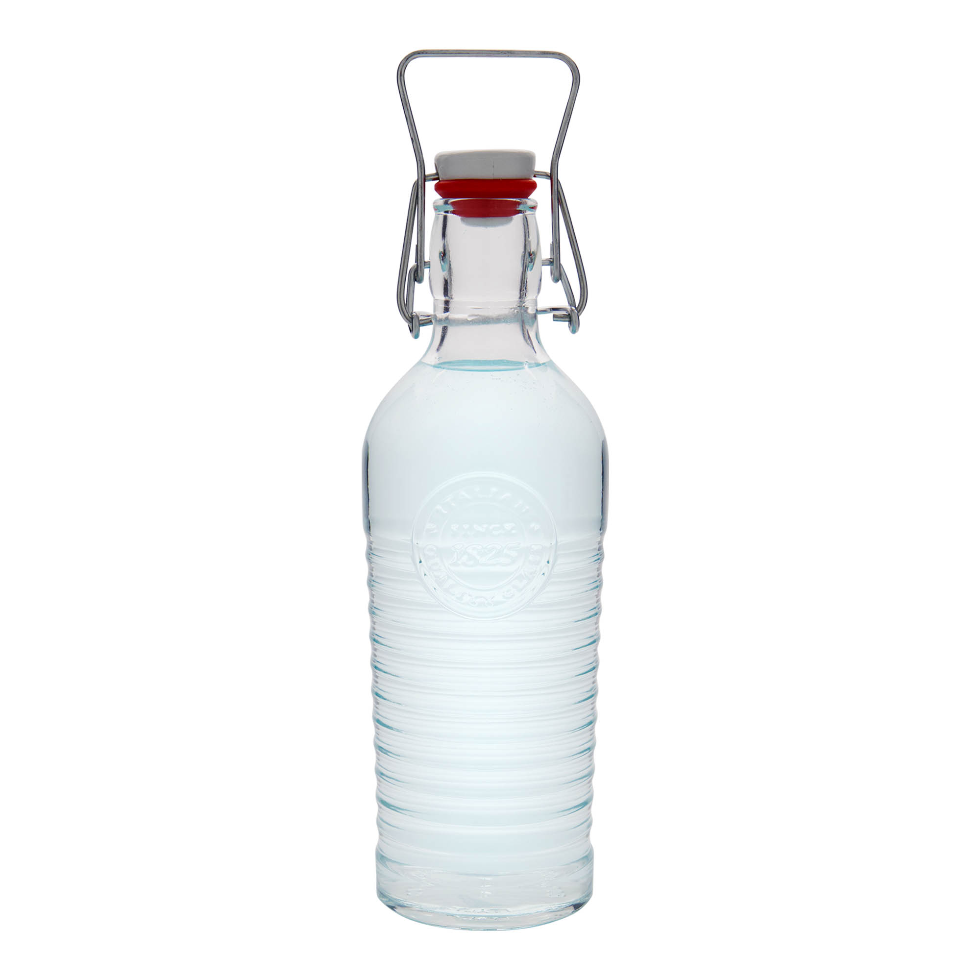 Bouteille en verre de 750 ml 'Officina 1825', ouverture : bouchon à bascule
