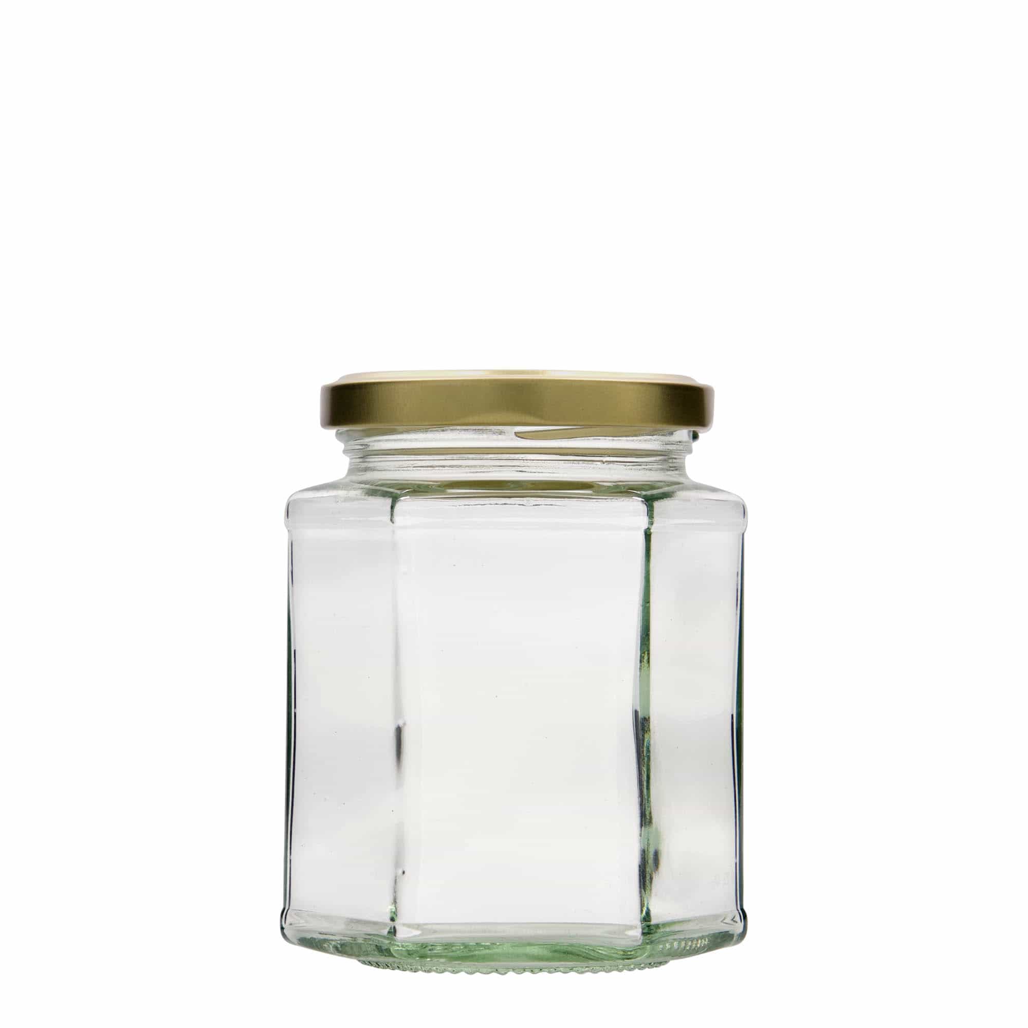 Bocal hexagonal 324 ml, bouchage: Twist-Off (TO 66)