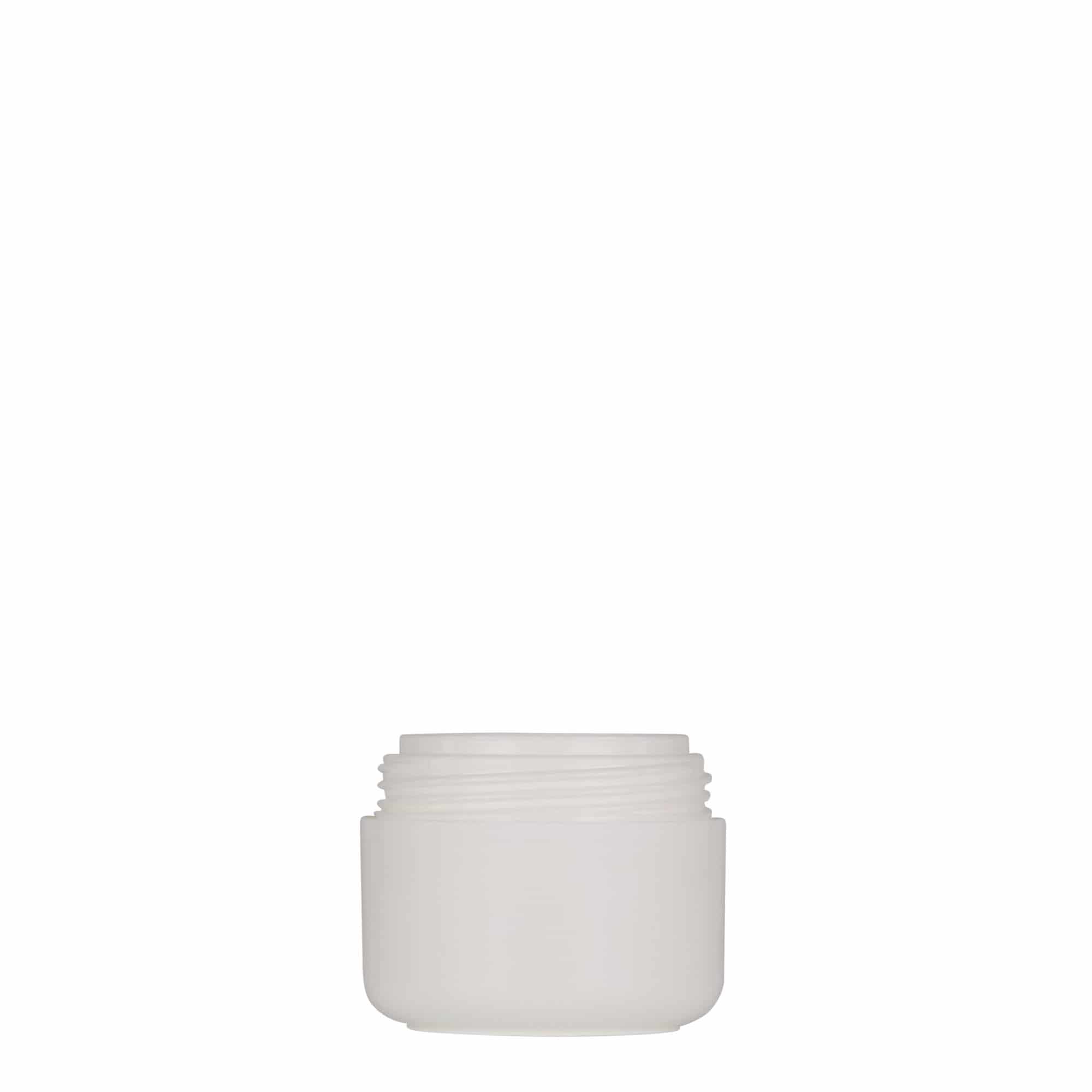 Dose en plastique 30 ml 'Bianca', PP, blanc, ouverture : bouchon à vis Dose en plastique 30 ml 'Bianca', PP, blanc, ouverture : bouchon à vis