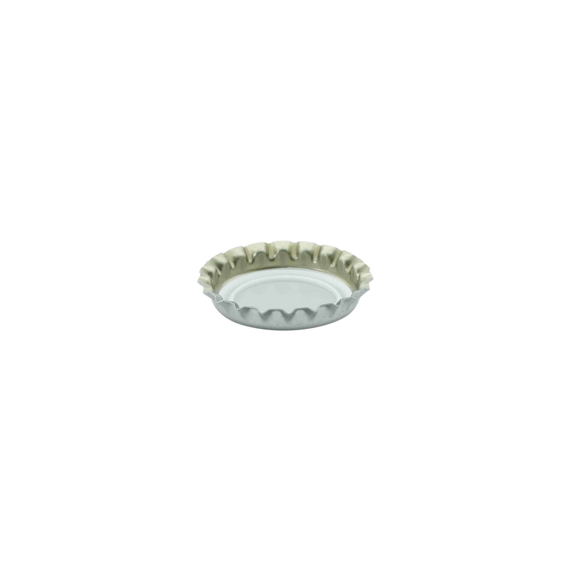 Capsules couronnes 26 mm, métal, argenté Capsules couronnes 26 mm, métal, argenté