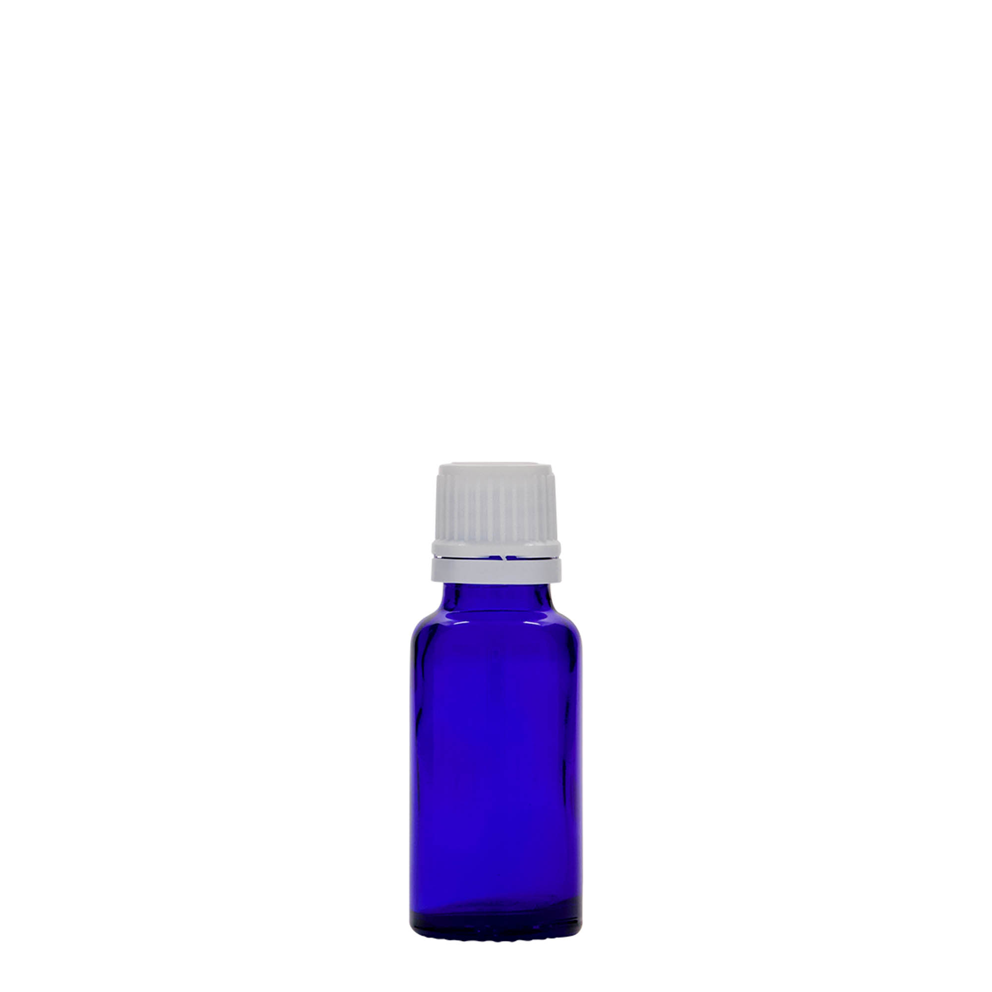 Flacon médical 20 ml, verre, bleu royal, ouverture : DIN 18 Flacon médical 20 ml, verre, bleu royal, ouverture : DIN 18
