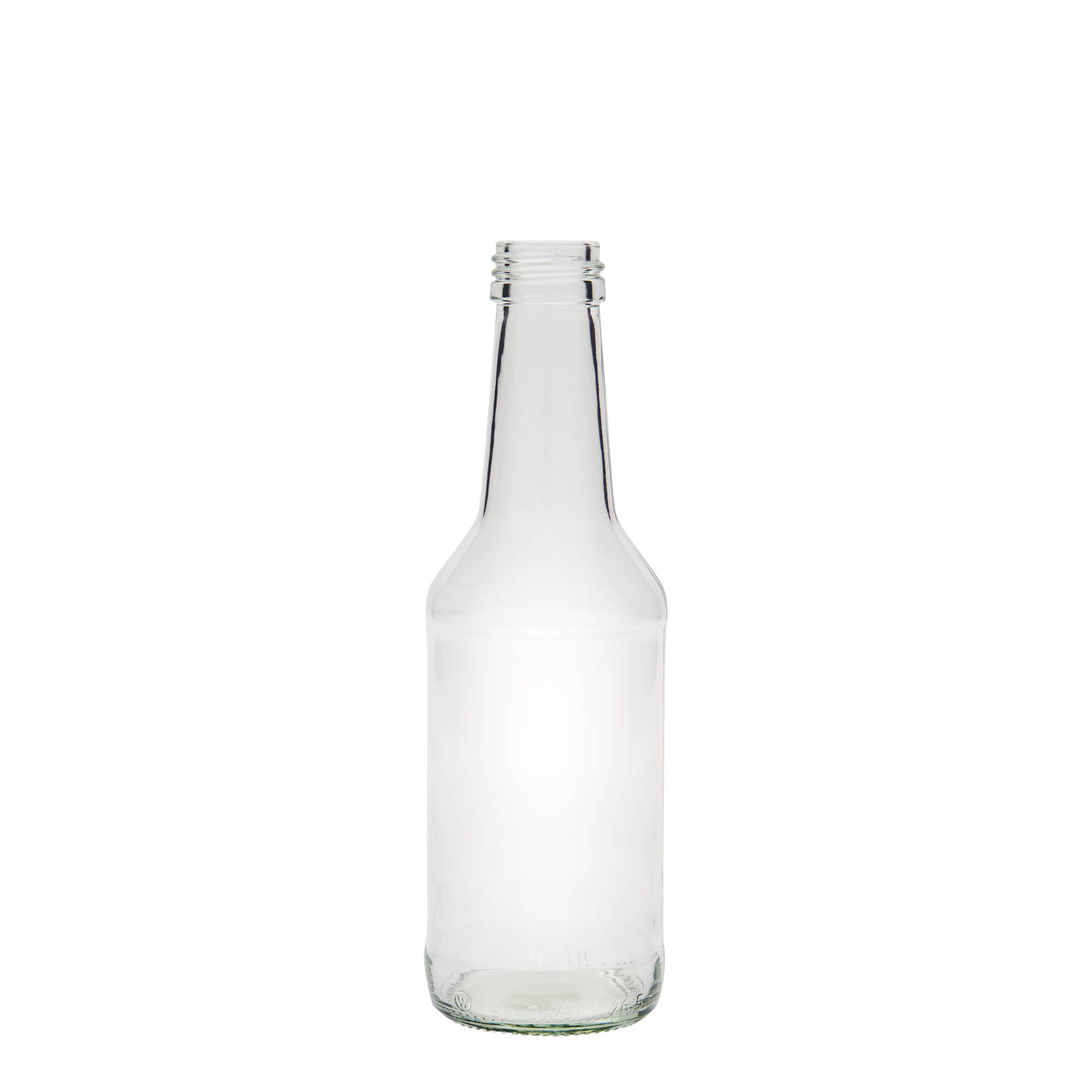 Bouteille en verre 250 ml « Nils », ouverture : PP 28