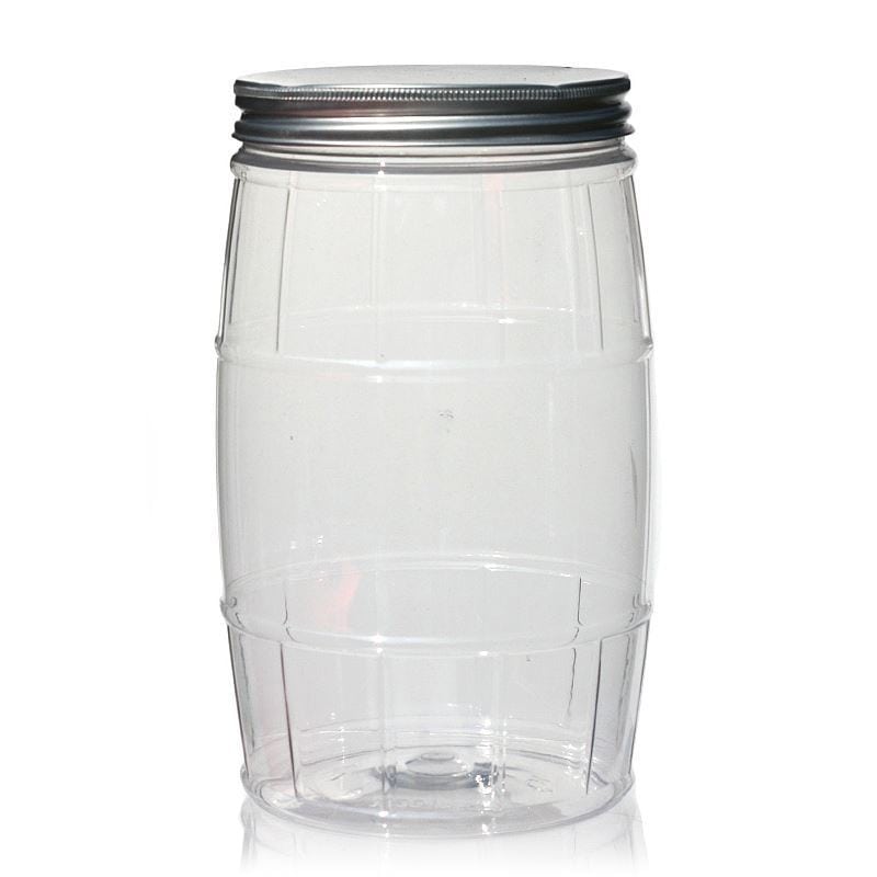 1 500 ml boîte PET « fût », plastique, ouverture : 100/400