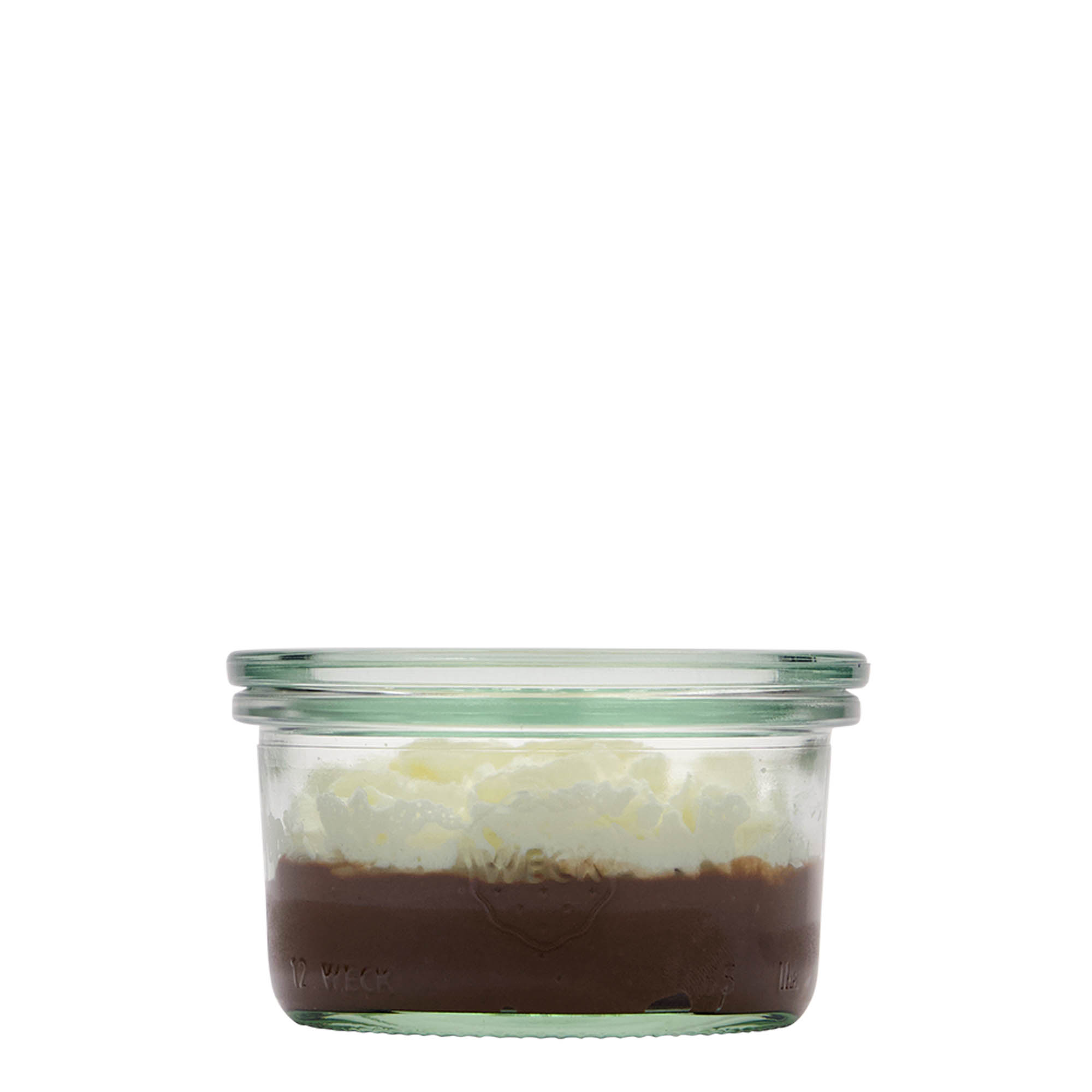 165 ml bocal WECK à paroi droite, ouverture : bord rond