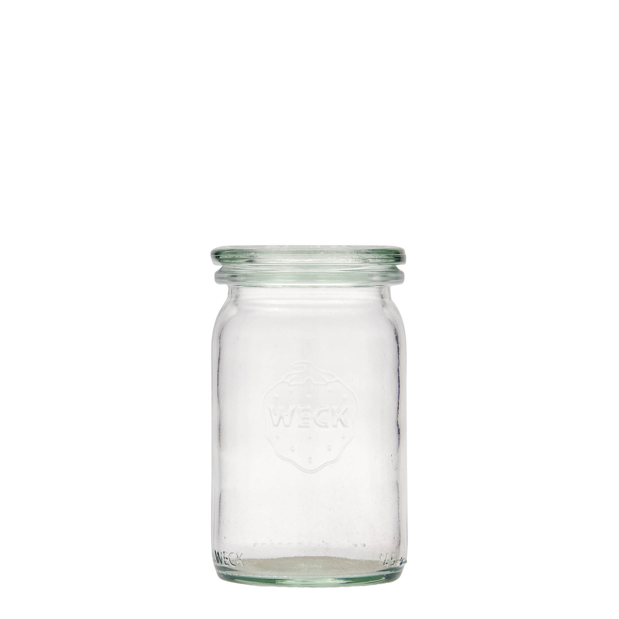 145 ml verre cylindrique WECK, ouverture : bord rond 145 ml verre cylindrique WECK, ouverture : bord rond
