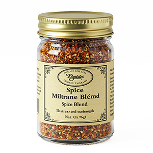 Pot à épices avec logo Exemple de produit : pot à épices rempli avec bouchon à vis et logo