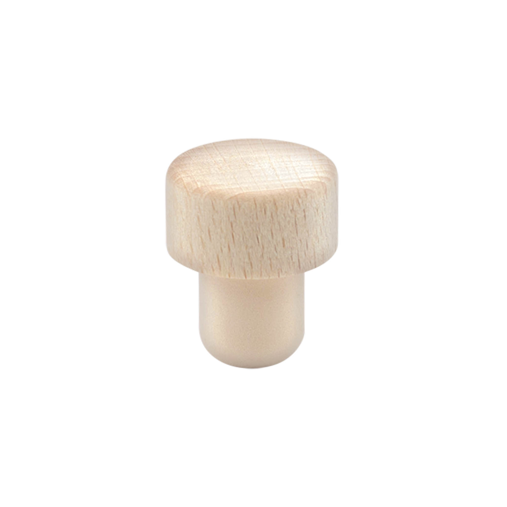 Bouchon à prise 18 mm, bois/plastique, pour embouchure : liège Bouchon à prise 18 mm, bois/plastique, pour embouchure : liège