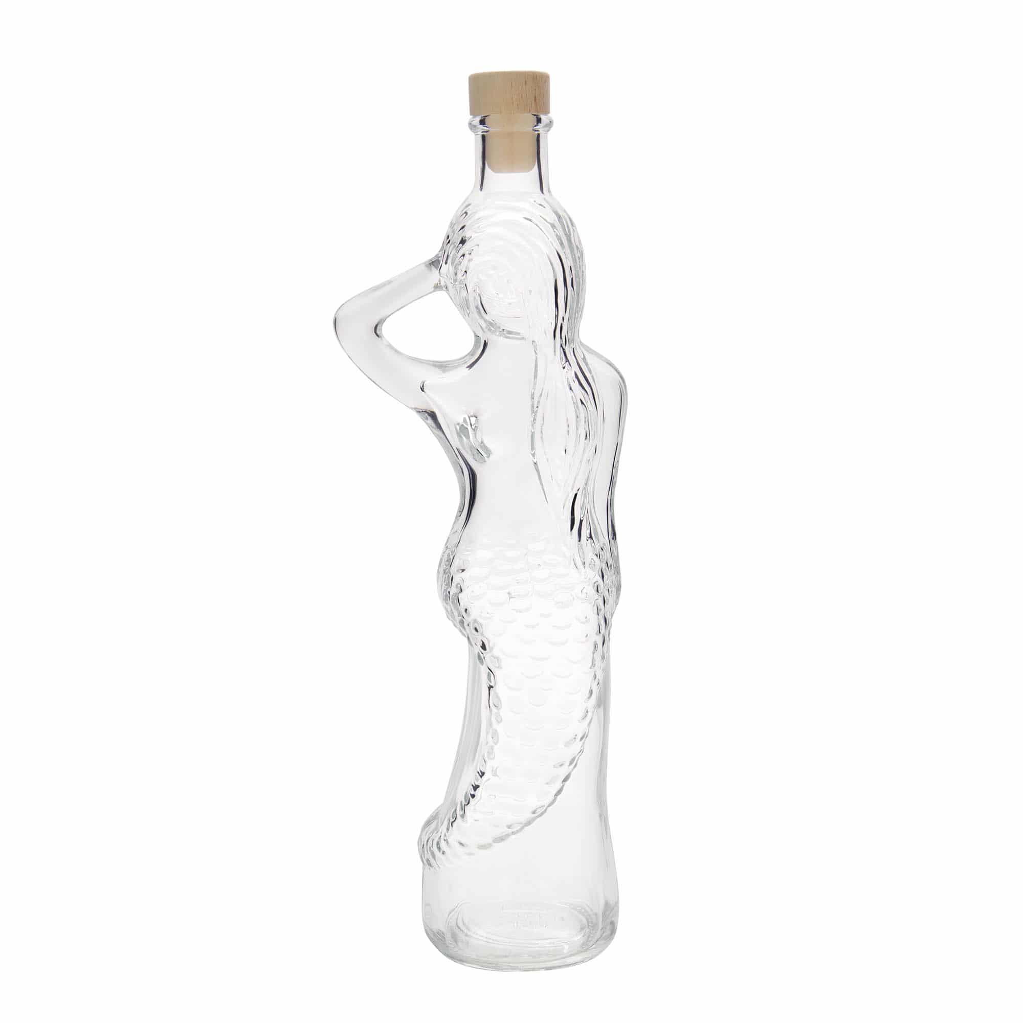 Bouteille en verre 500 ml « Sirène », ouverture : bouchon en liège