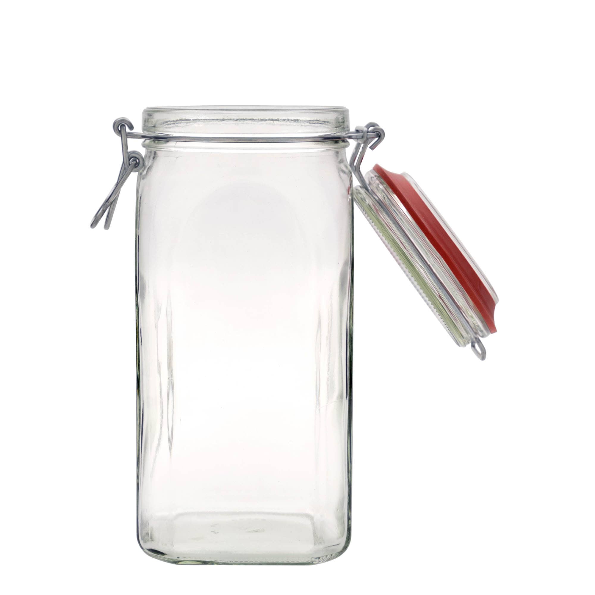 1.540 ml bocal à fermeture à levier #, carré, ouverture : fermeture à levier métallique 1.540 ml bocal à fermeture à levier #, carré, ouverture : fermeture à levier métallique