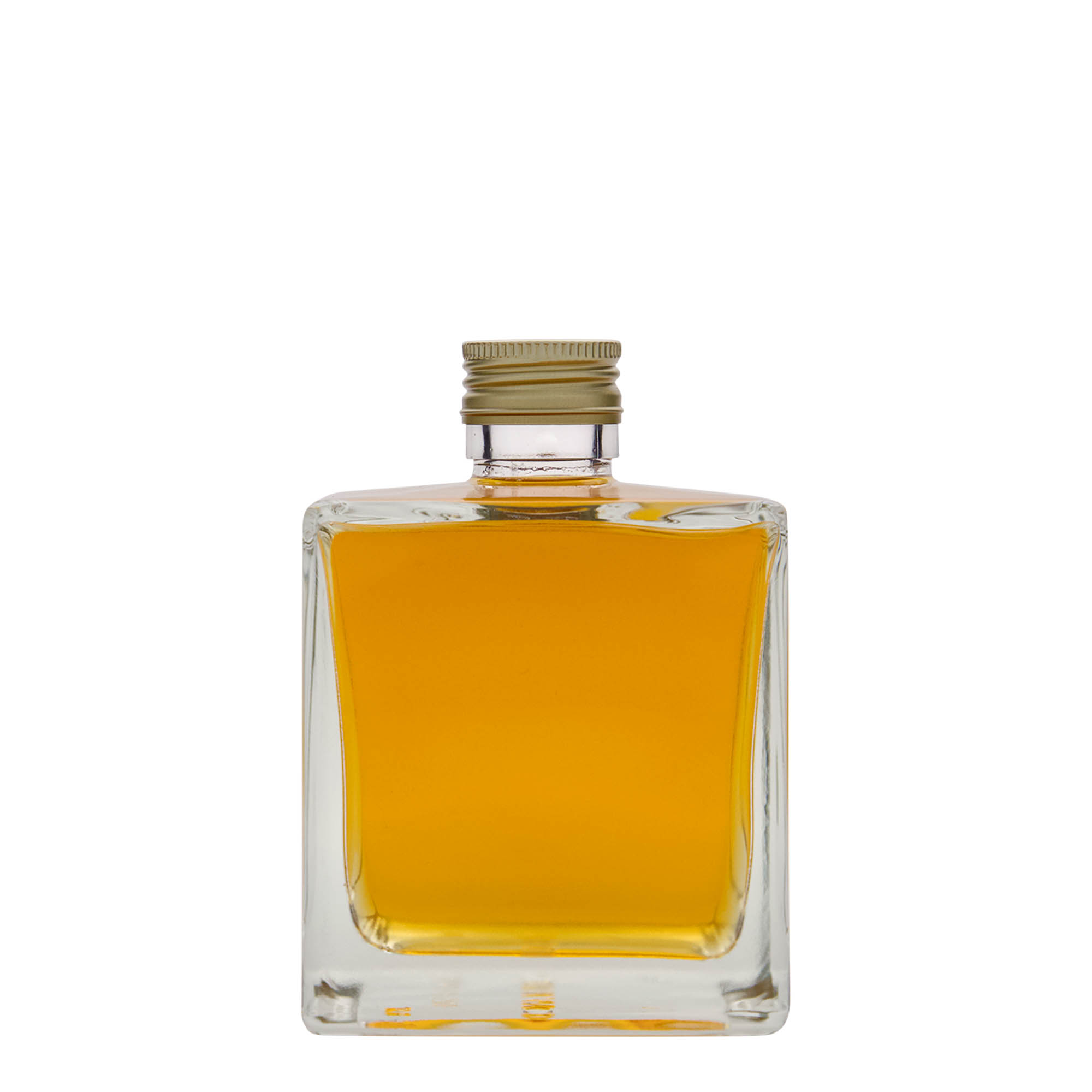 Flacon en verre 500 ml « Cube », carré, ouverture : PP 31,5 Flacon en verre 500 ml « Cube », carré, ouverture : PP 31,5