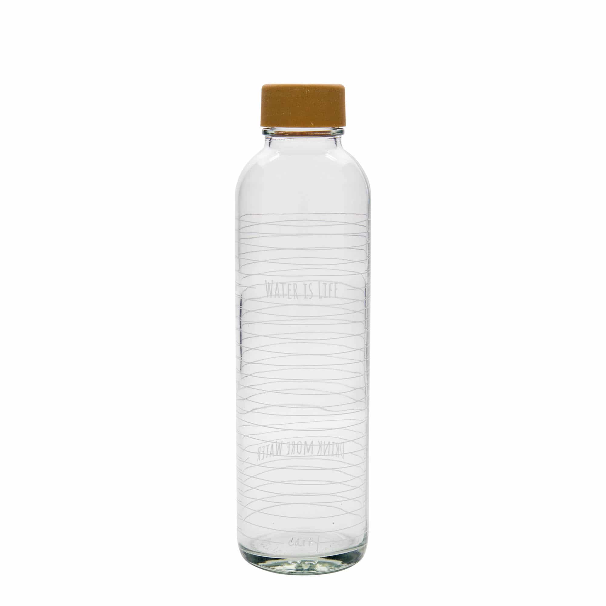 Gourde 700 ml 'CARRY Bottle', motif : Water is Life, col : bouchon à vis