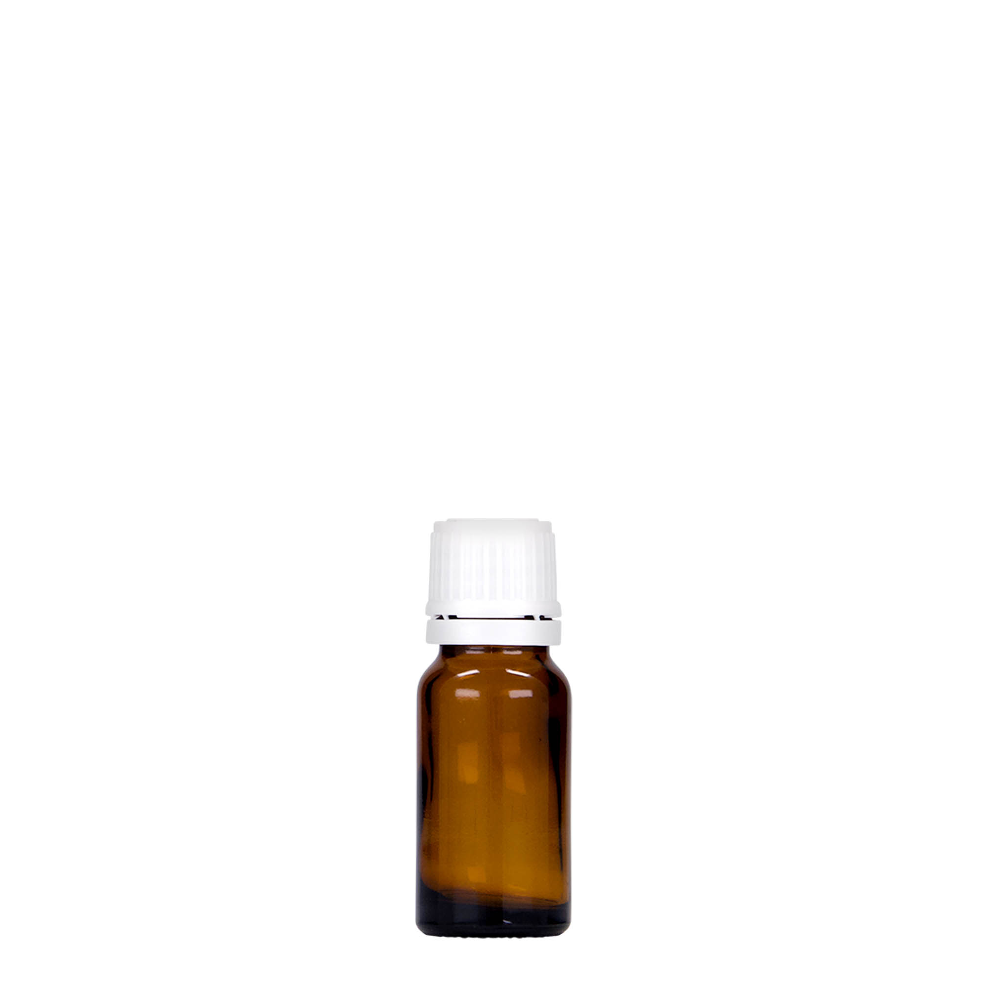 Flacon médical de 10 ml, verre, brun, ouverture : DIN 18 Flacon médical de 10 ml, verre, brun, ouverture : DIN 18